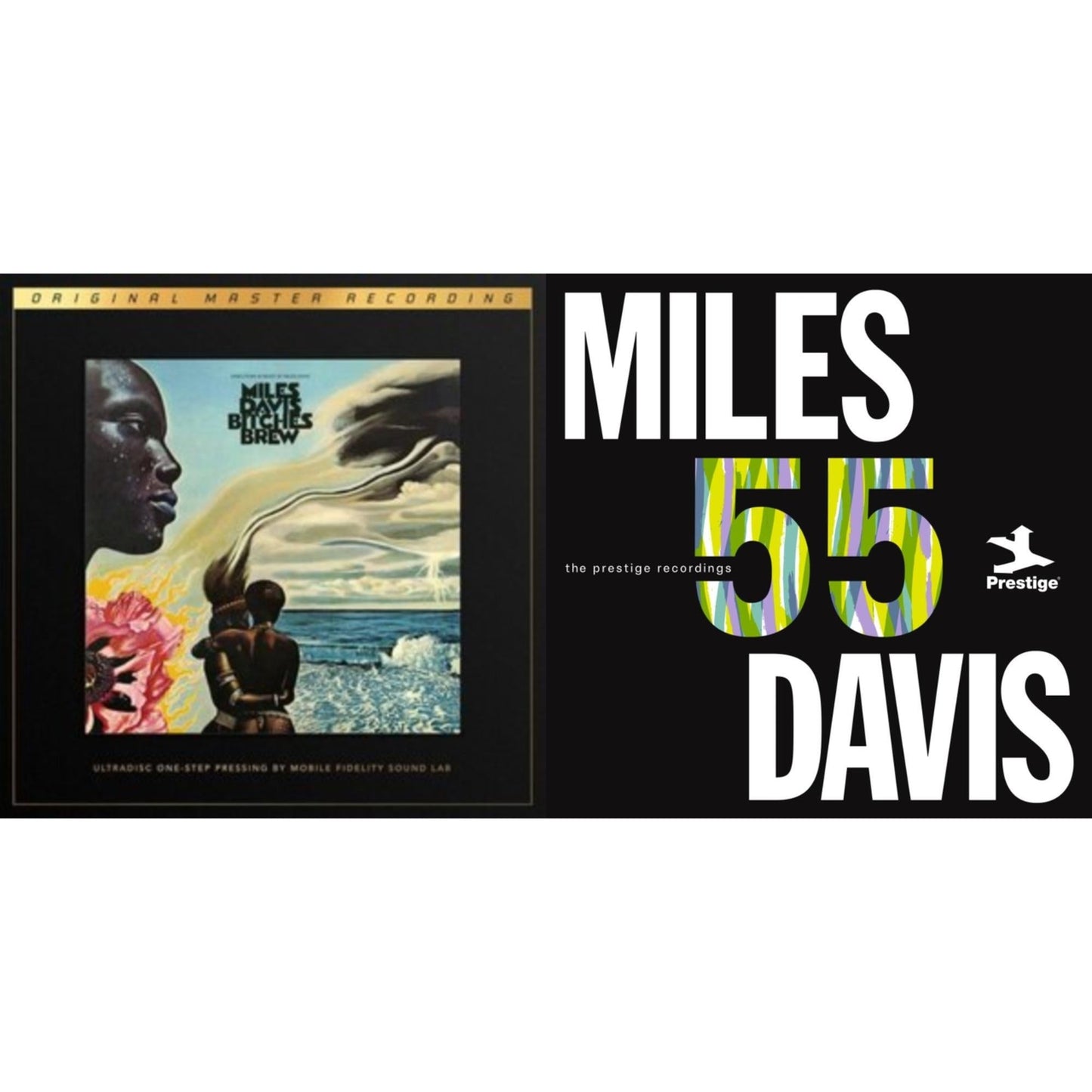 Bitches Brew (2LP/180G/33 1/3RPM Audiophile Supervinyl Ultradisc One-Step/Original Masters/Limited & Miles 55: The Prestige Recordings (180G/3LP)