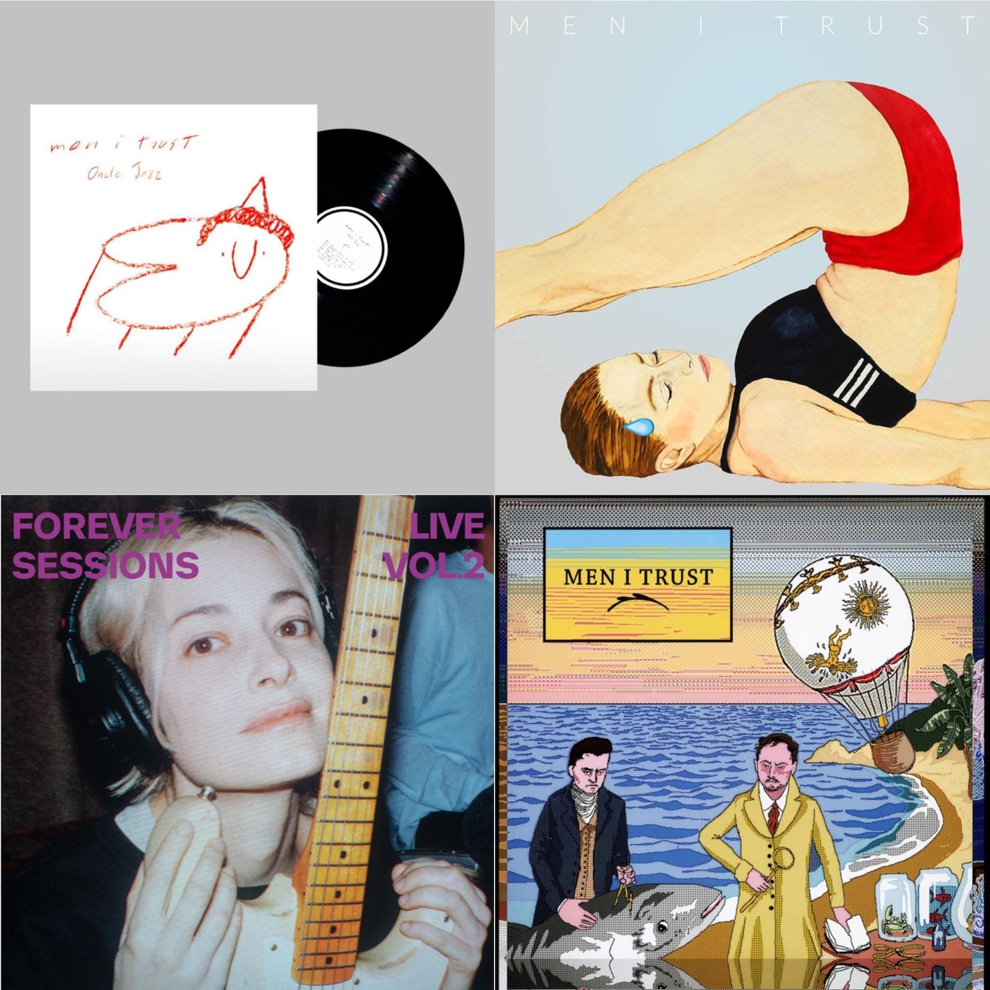 Oncle Jazz (2LP) & Headroom & Forever Live Sessions Vol 2 & Men I Trust