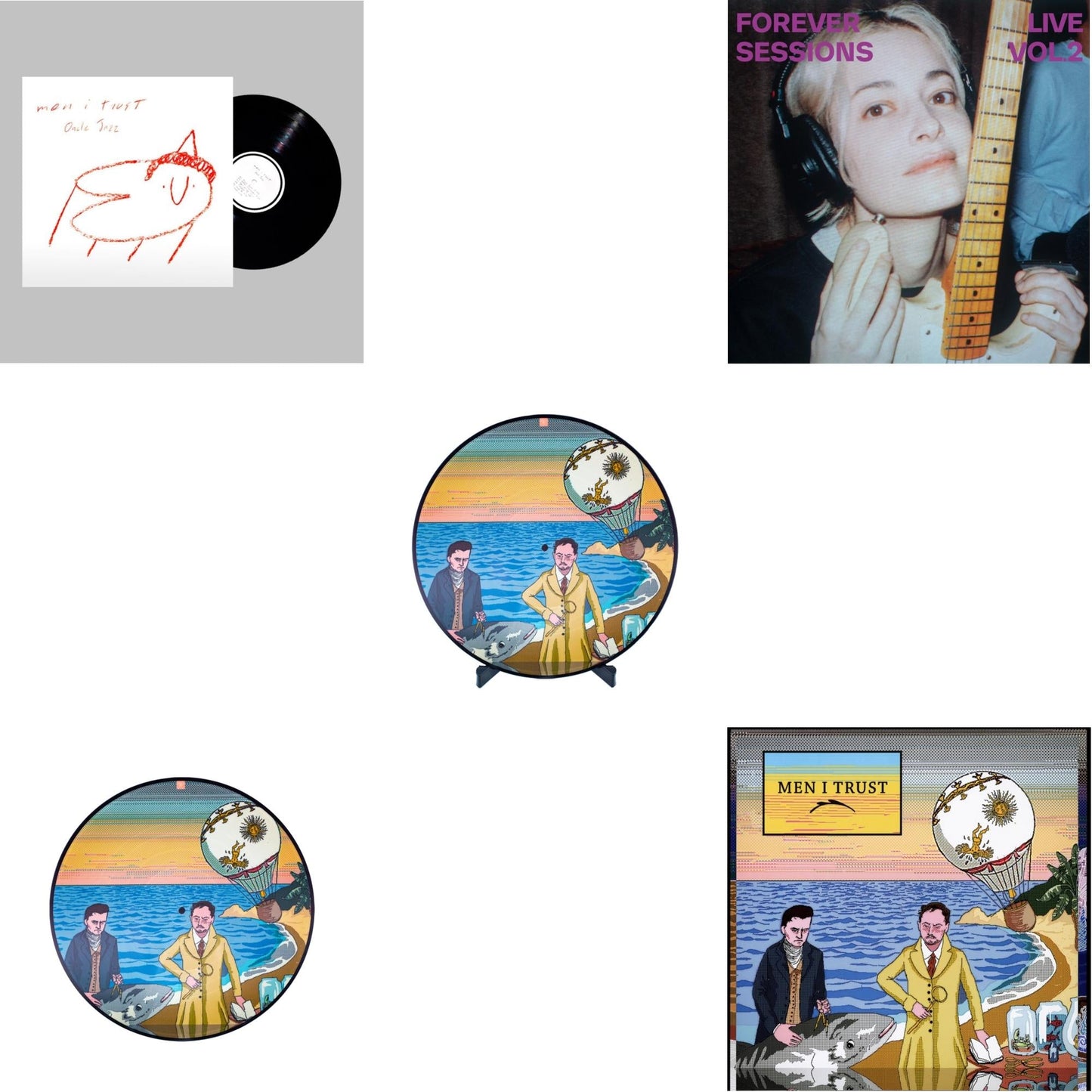 Oncle Jazz (2LP) & Headoom (Picture Disc) & Men I Trust (Picture Disc) & Forever Live Sessions Vol 2 & Men I Trust