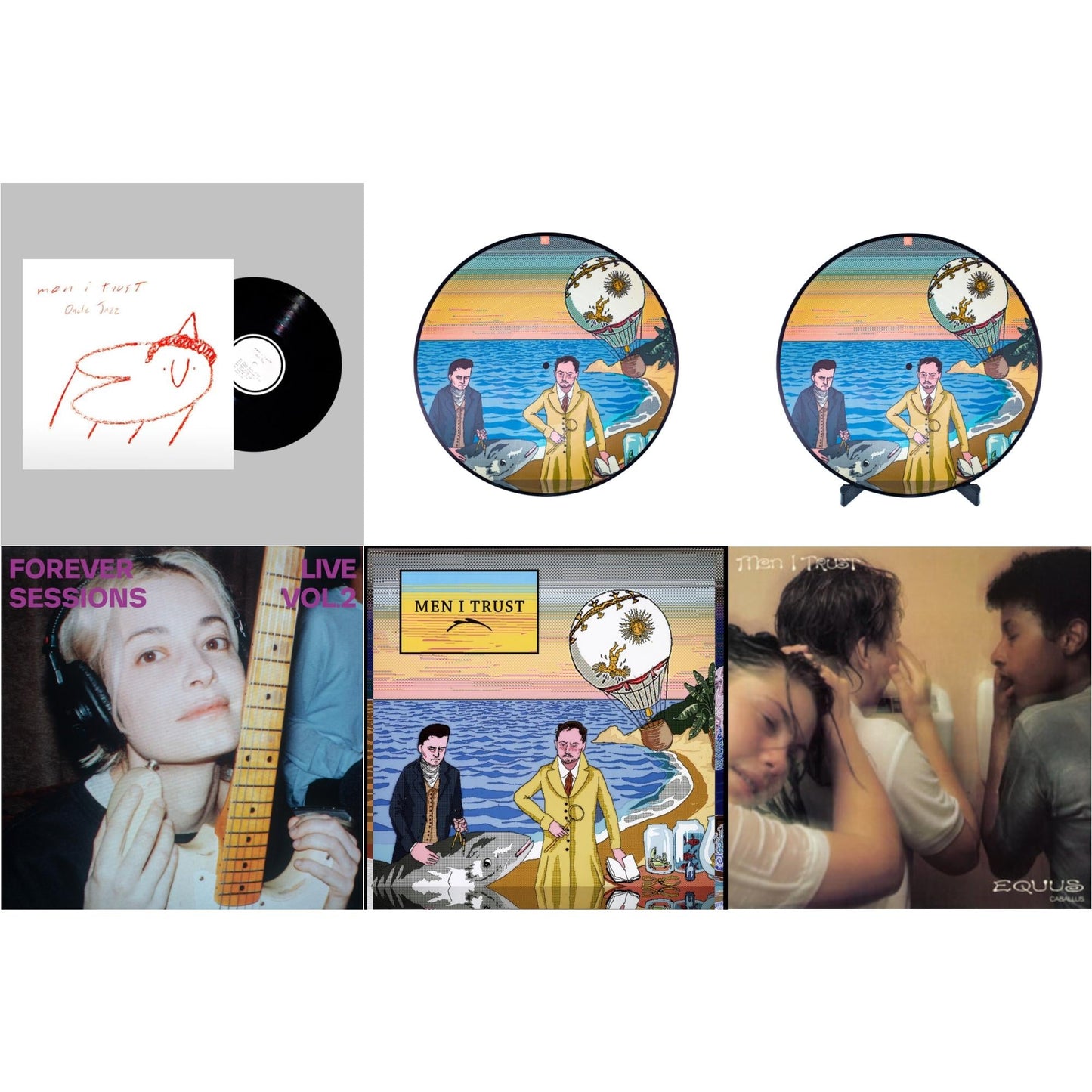 Oncle Jazz (2LP) & Headoom (Picture Disc) & Men I Trust (Picture Disc) & Forever Live Sessions Vol 2 & Men I Trust & Equus Caballus