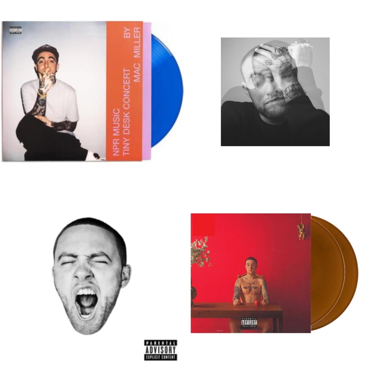 Npr Music Tiny Desk Concert (Translucent Blue LP Vinyl/B-Side Etching/Insert) & Circles (White Vinyl/2LP) & Go:Od Am (X) & Watching Movies With The Sound Off (Brown Vinyl/2LP)