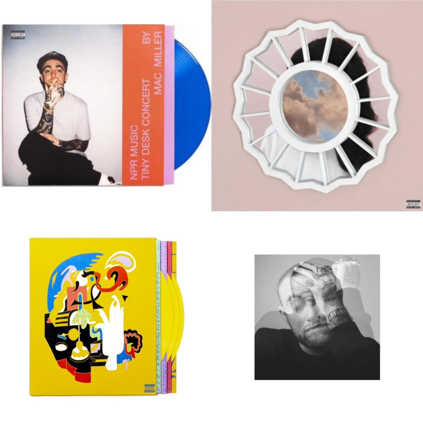 Npr Music Tiny Desk ConcertĀ (Translucent Blue LP Vinyl/B-Side Etching/Insert) & Faces (3LP/Yellow Vinyl) & Circles (2LP/Clear Vinyl) & Divine Feminine (X)