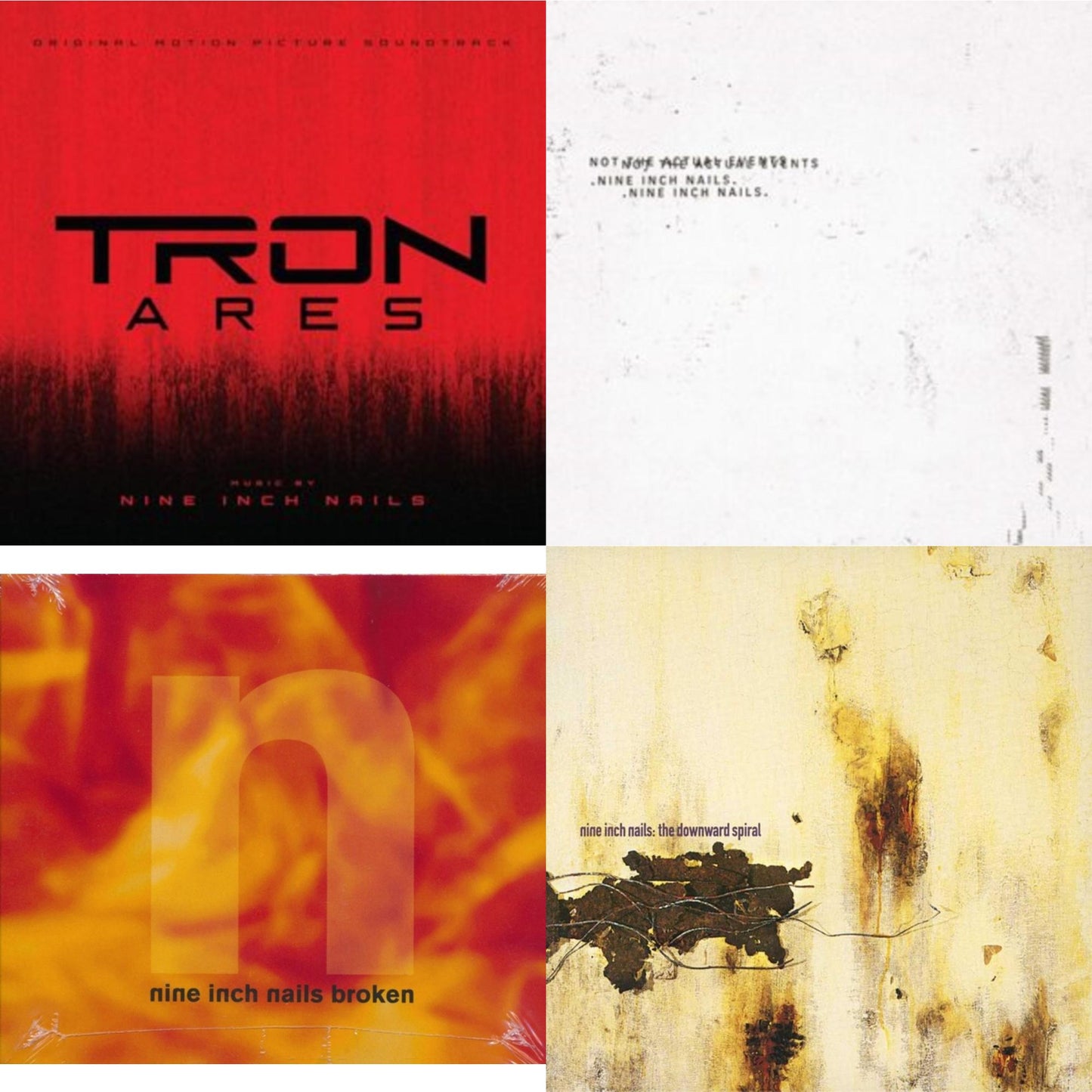 Tron: Ares (Ost) & Not The Actual Events & Broken & Downward Spiral
