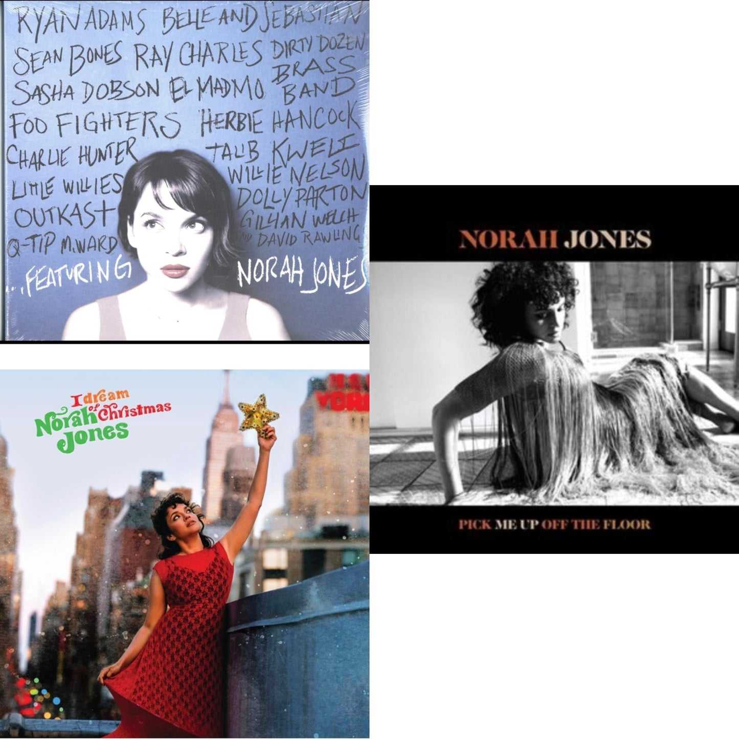 Featuring & I Dream Of Christmas & Pick Me Up Off The Floor (Half Black/Half White LP Vinyl)