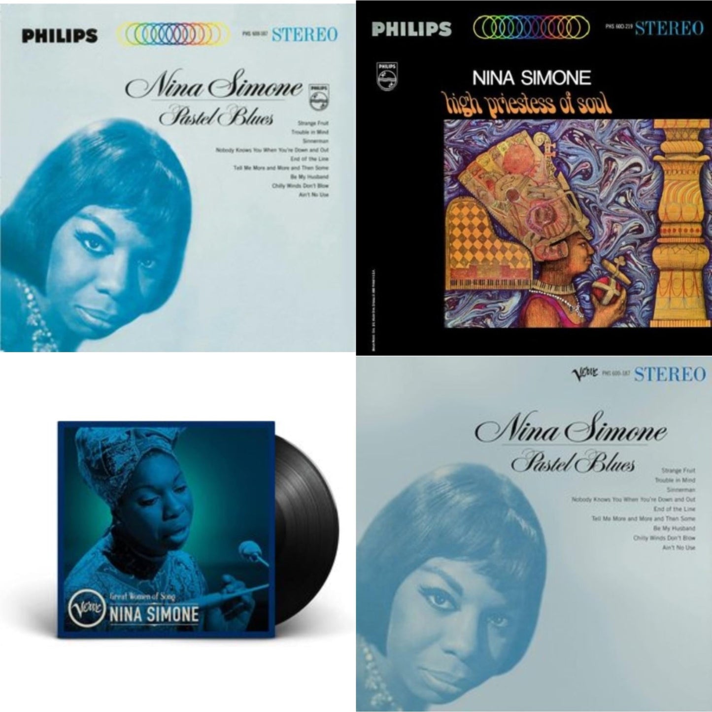 Pastel Blues & High Priestess Of Soul & Great Women Of Song: Nina Simone & Pastel Blues (Verve Acoustic Sounds Series)
