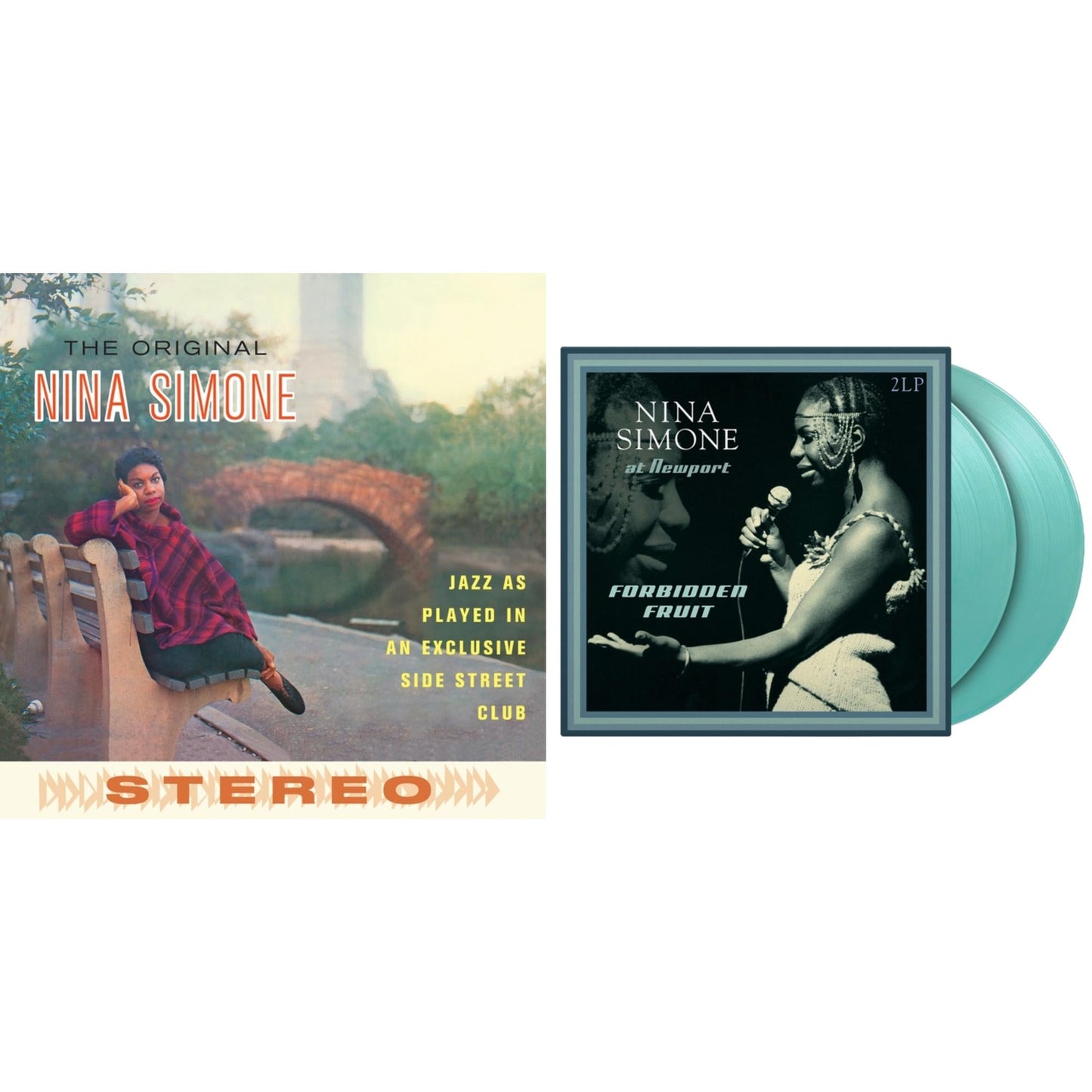 Little Girl Blue (Limited Edition/Crystar Clear LP Vinyl) & At Newport / Forbidden Fruit (2LP/180G/Solid Turquiose Vinyl)