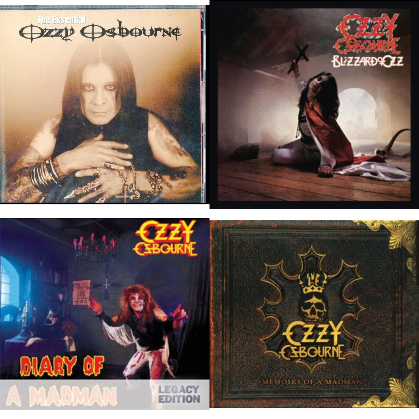 Essential Ozzy Osbourne & Blizzard Of Ozz & Diary Of A Madman & Memoirs Of A Madman