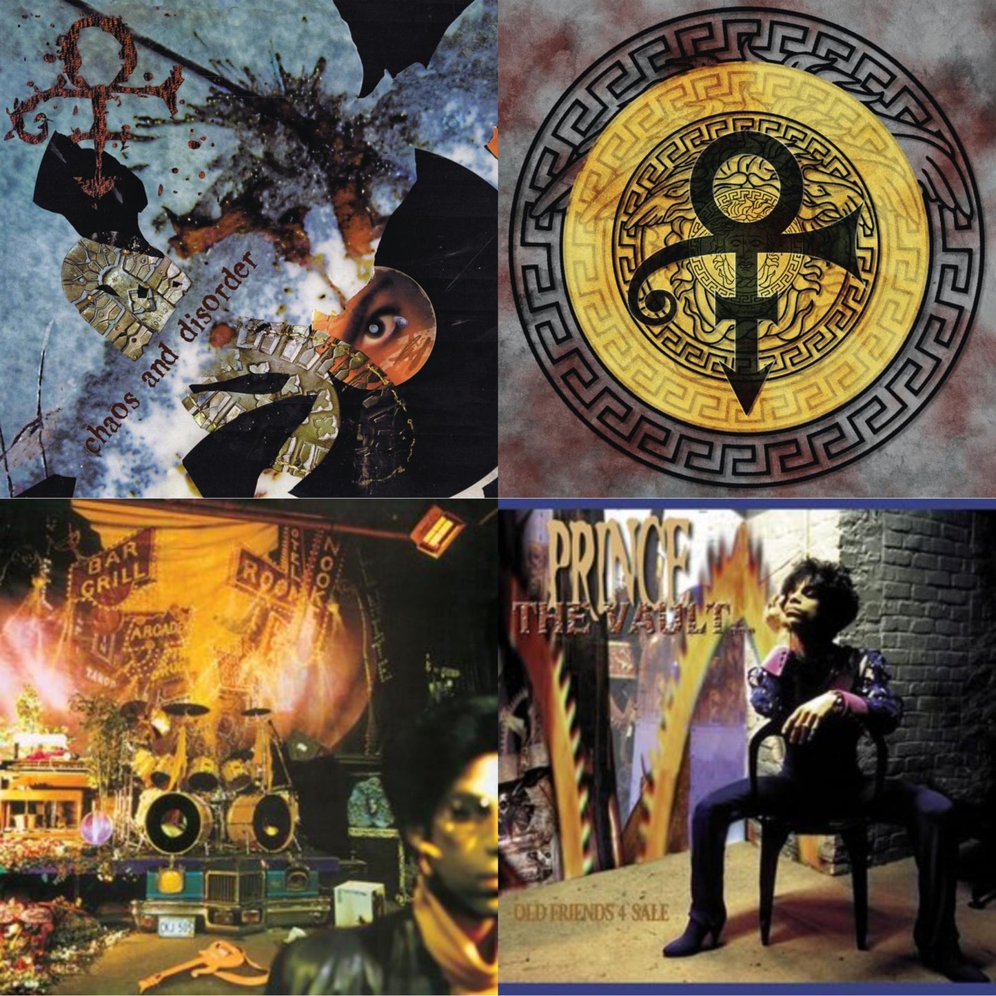 Chaos & Disorder (X) & Versace Experience (Prelude 2 Gold) & Sign O’ The Times & Vault: Old Friends 4 Sale (X)