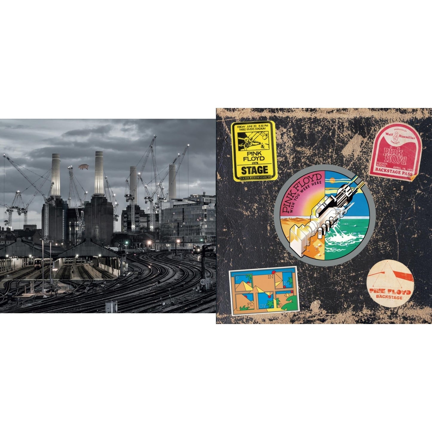 Animals (2018 Remix) (180G/LP/CD/Blu-Ray/DVD) & Wish You Were Here (50Th Anniversary/3LP)