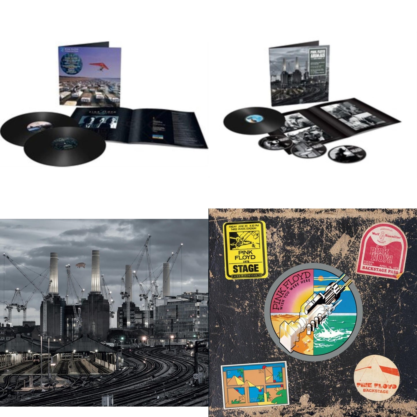 Momentary Lapse Of Reason (Remixed & Updated) (2LP/180G) & Animals (2018 Remix) (LP/CD/DVD/Blu-Ray/180G) & Animals (2018 Remix) (180G/LP/CD/Blu-Ray/DVD) & Wish You Were Here (50Th Anniversary/3LP)