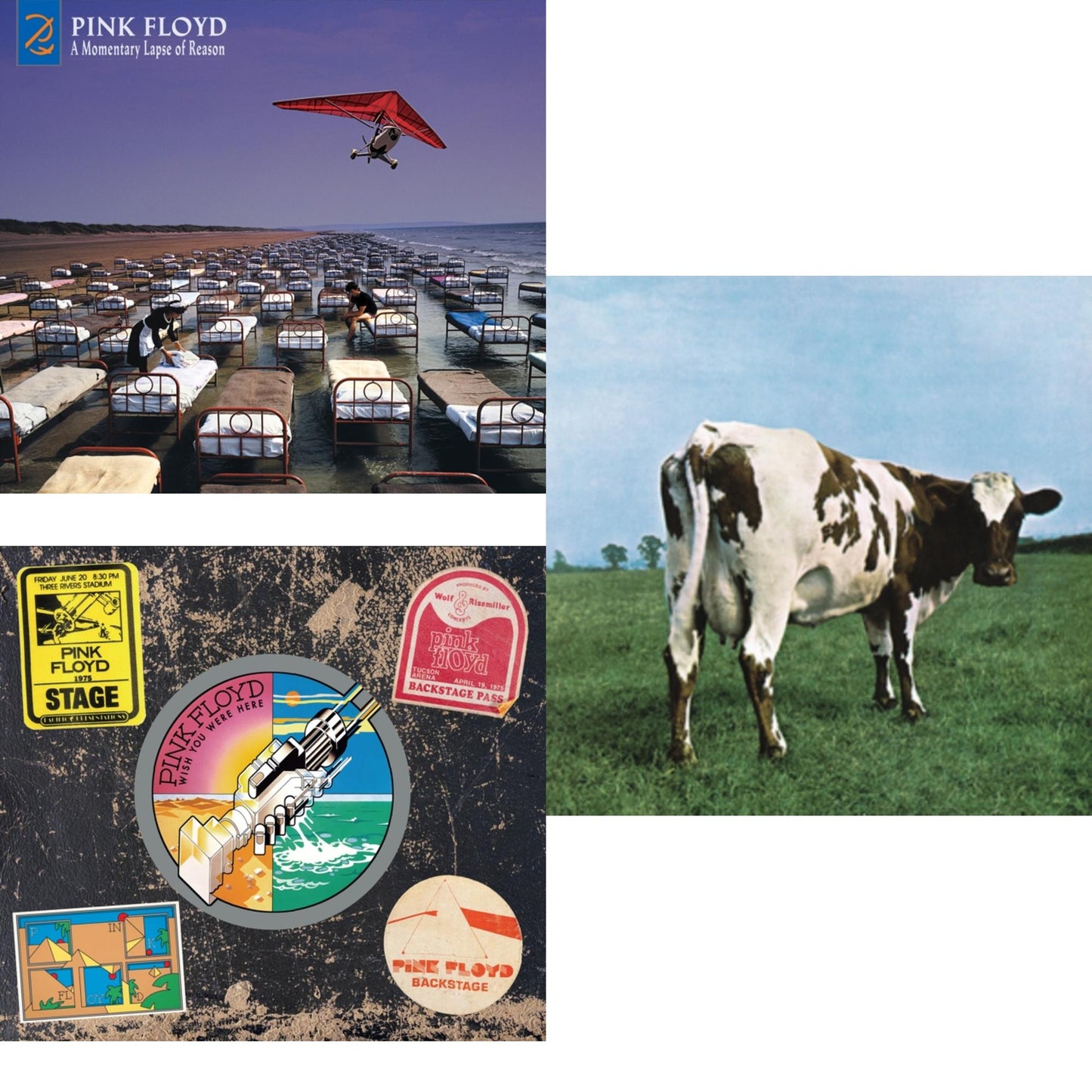 Momentary Lapse Of Reason (Remixed & Updated) & Wish You Were Here (50Th Anniversary/2CD) & Atom Heart Mother
