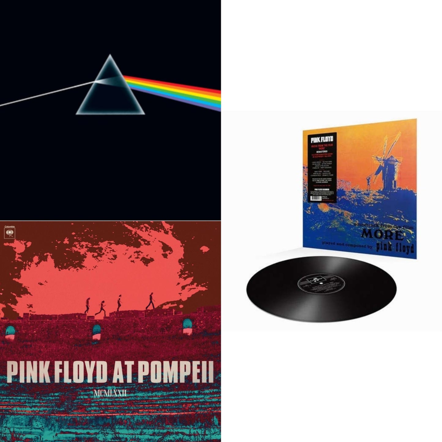 Dark Side Of The Moon (50Th Anniversary Remaster) & Pink Floyd At Pompeii - Mcmlxxii (2LP) & More (180G)