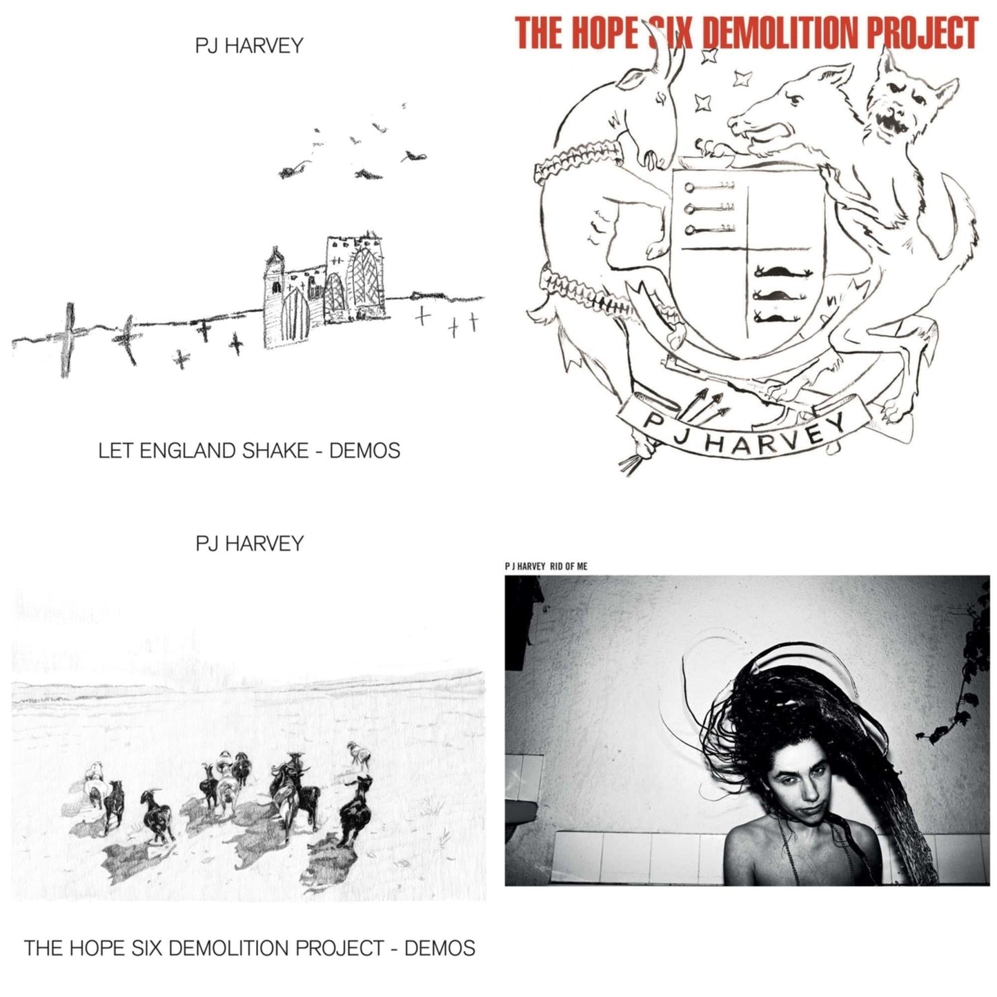 Let England Shake - Demos & Hope Six Demolition Project & Hope Six Demolition Project - Demos & Rid Of Me