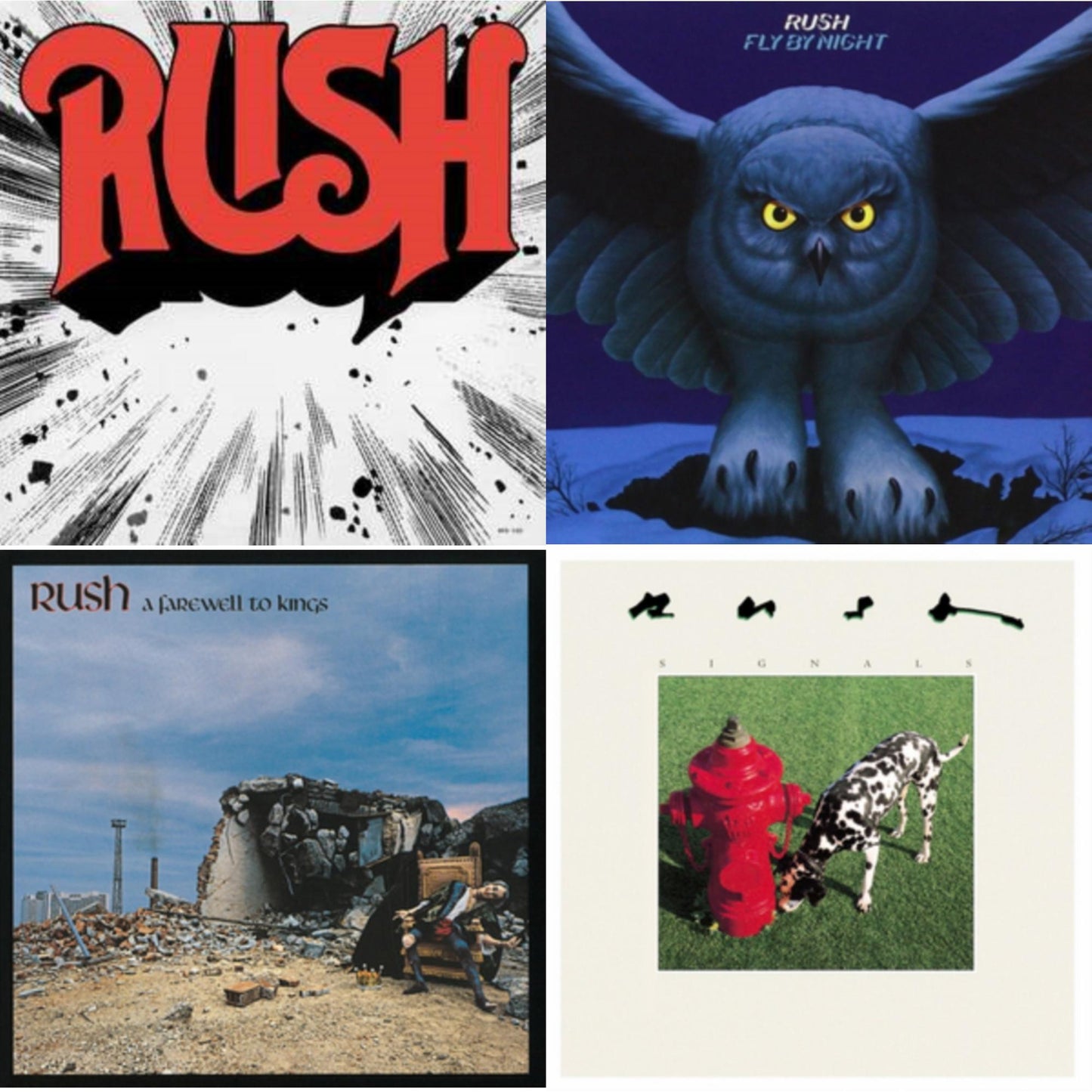 Rush (180G) & Fly By Night (180G) & Farewell To Kings (180G) & Signals (180G)