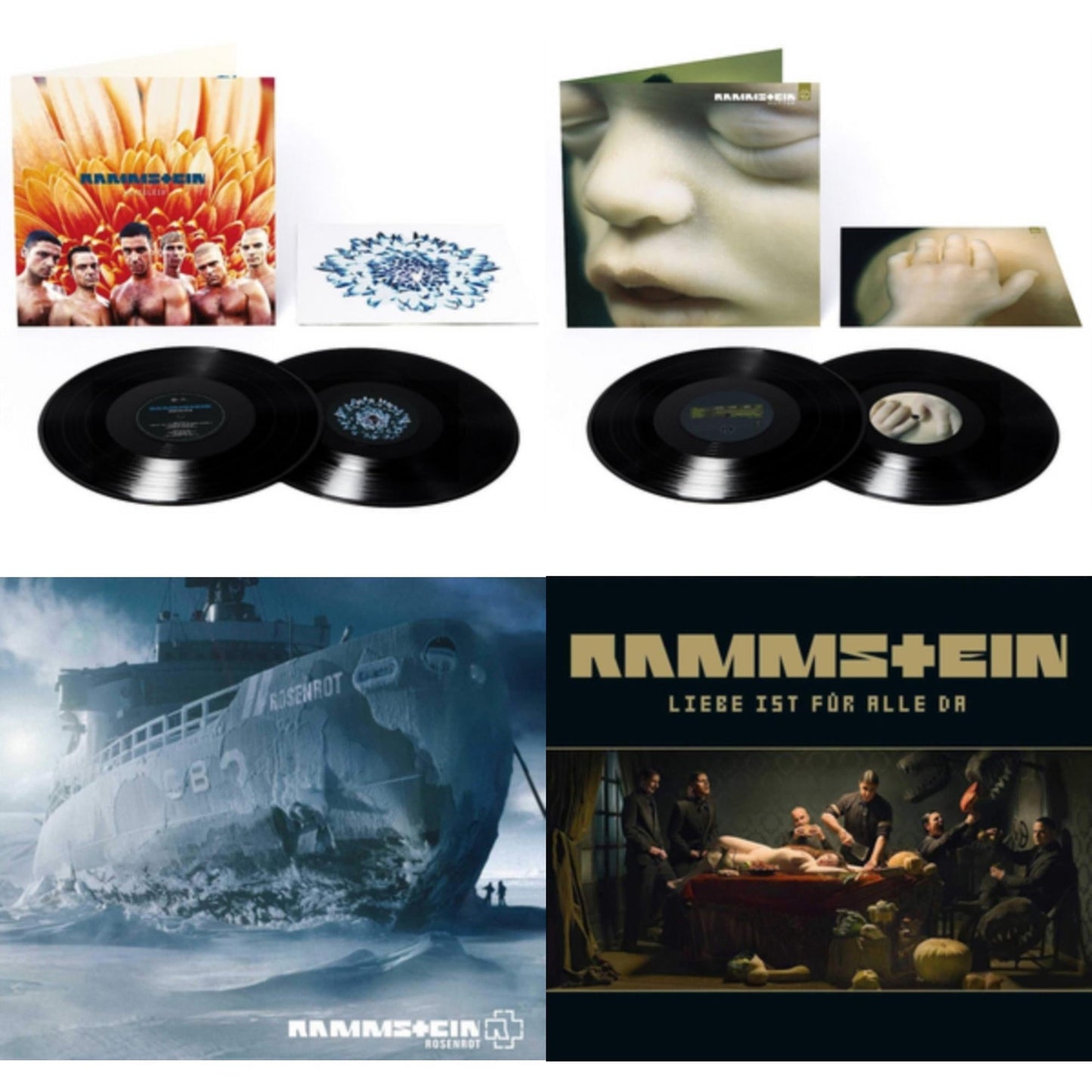 Herzeleid (Limited 2LP) & Mutter (Limited 2LP) & Rosenrot (Limited 2LP) & Liebe Ist Für Alle Da (Limited 2LP)