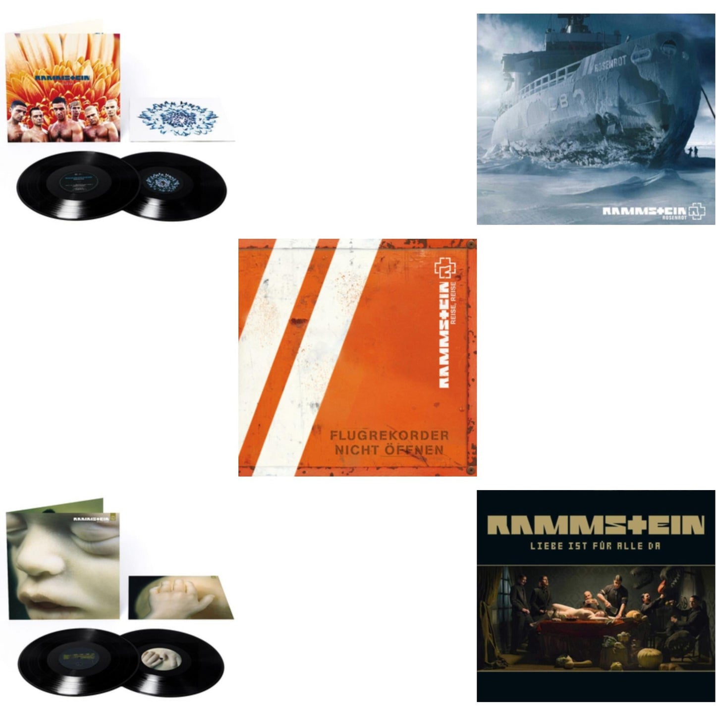 Herzeleid (Limited 2LP) & Mutter (Limited 2LP) & Reise, Reise (Limited 2LP) & Rosenrot (Limited 2LP) & Liebe Ist Für Alle Da (Limited 2LP)