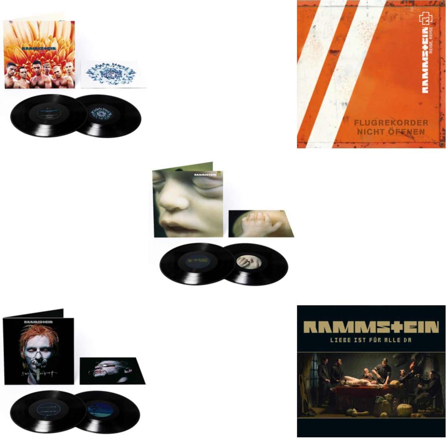Herzeleid (Limited 2LP) & Sehnsucht (Limited 2LP) & Mutter (Limited 2LP) & Reise, Reise (Limited 2LP) & Liebe Ist Für Alle Da (Limited 2LP)