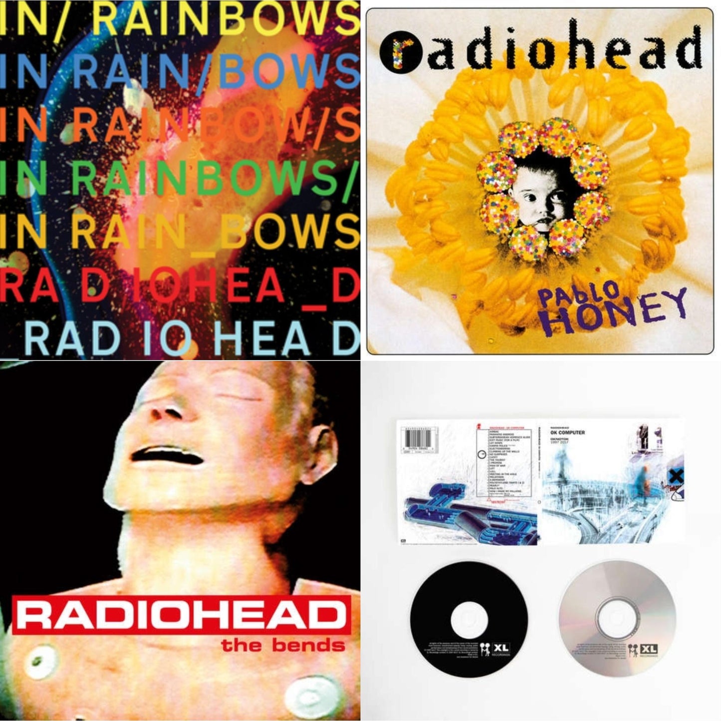 In Rainbows & Pablo Honey & Bends & Ok Computer Oknotok