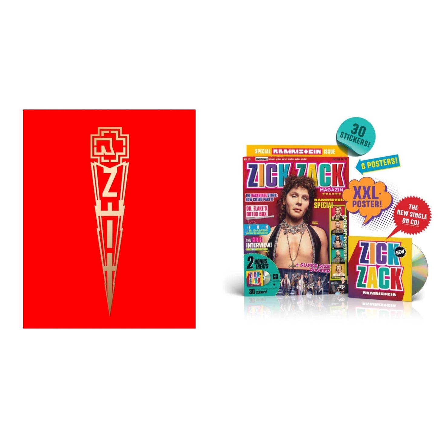 Zeit (Special Edition) & Zick Zack (CD/Magazine)