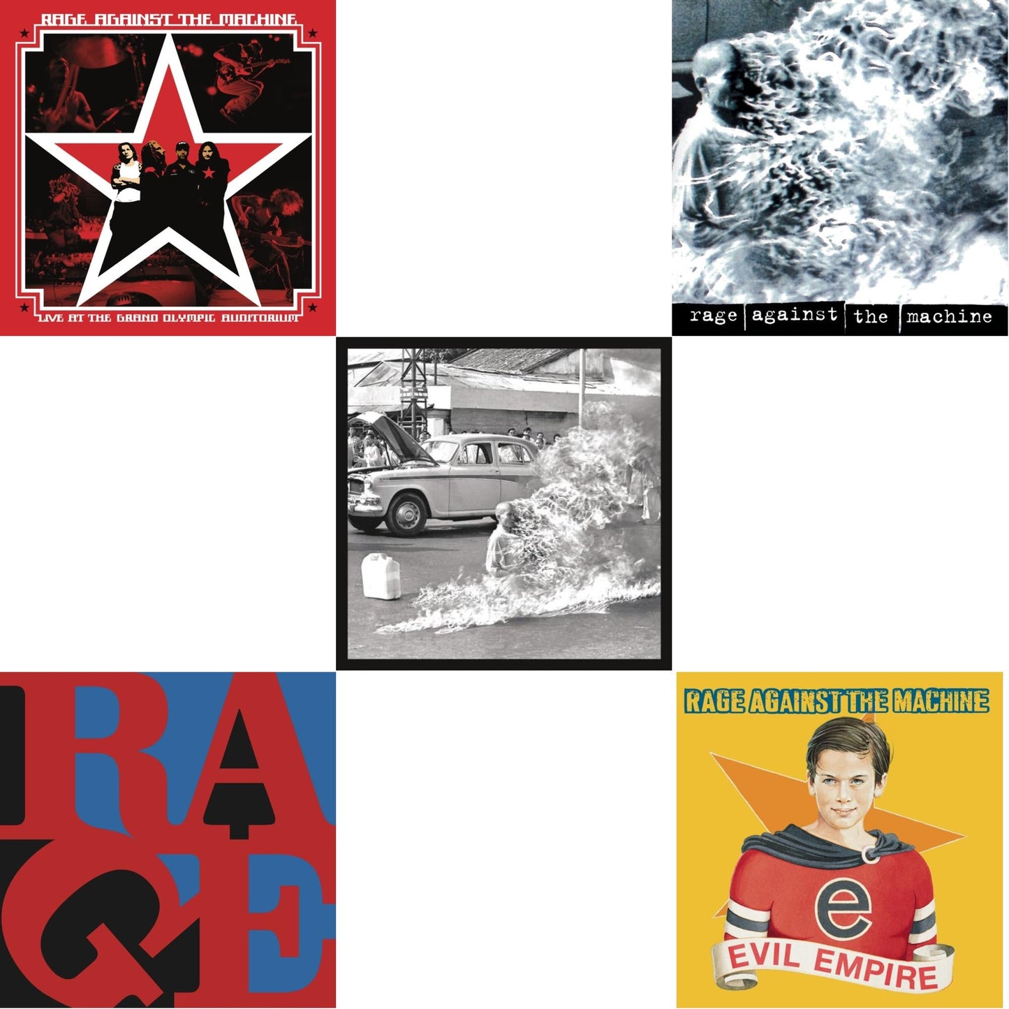 Evil Empire & Rage Against The Machine (20Th Anniversary) & Rage Against The Machine & Live At The Grand Olympic Auditorium & Renegades