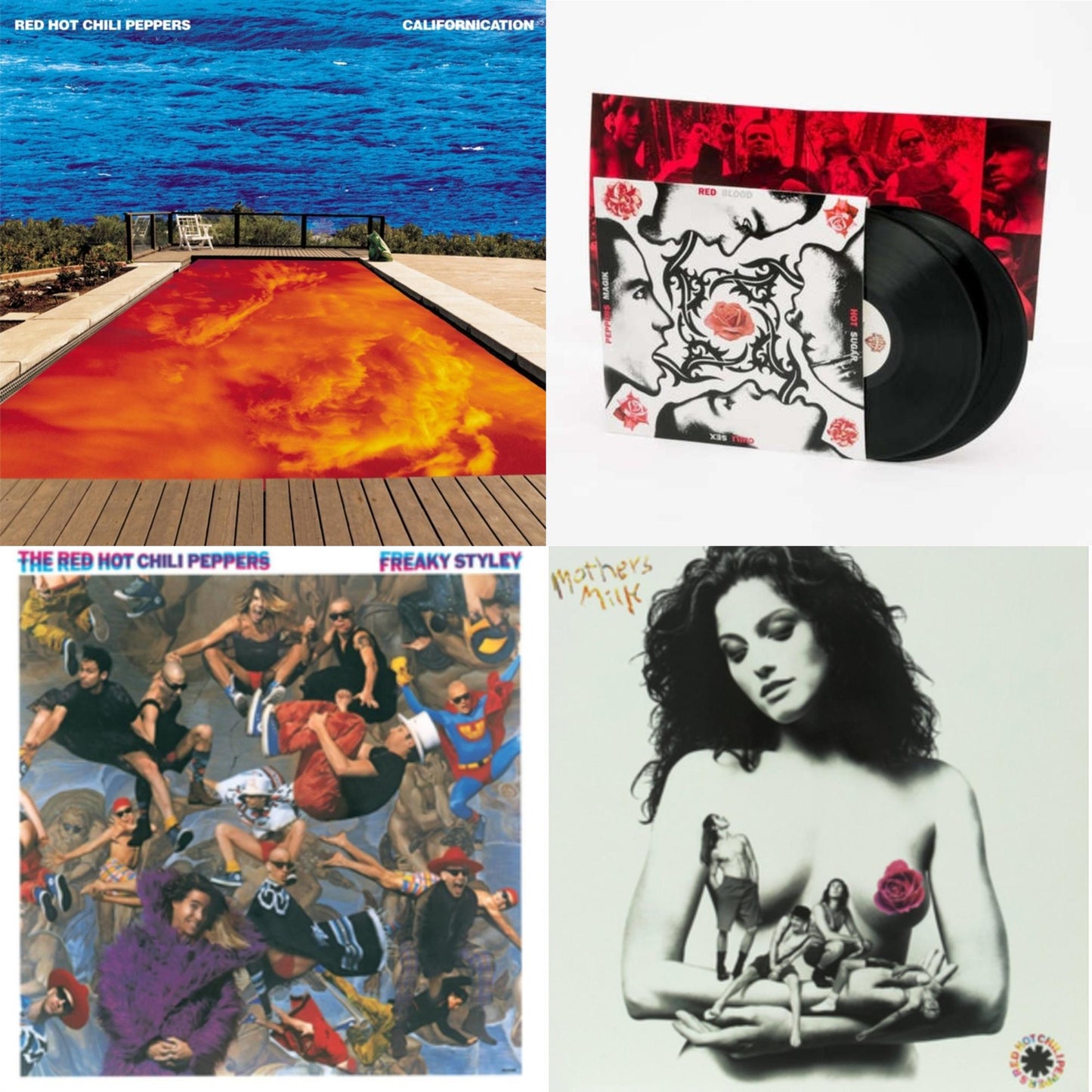 Californication (2LP/Red & Blue Vinyl) & Blood Sugar Sex Magik & Freaky Styley & Mother's Milk