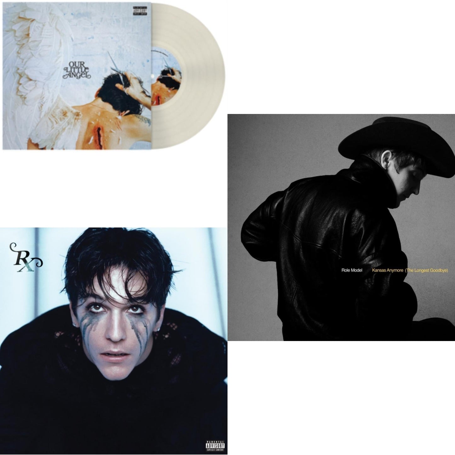 Our Little Angel - Ep (X) (Milky White LP Vinyl) & Rx (X) & Kansas Anymore (X) (The Longest Goodbye) (Canary Yellow Vinyl/2LP)
