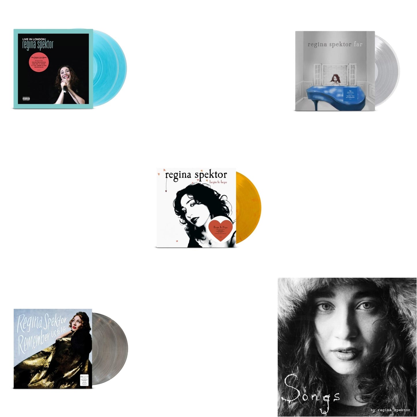 Live In London (Curacao Blue Vinyl/2LP) & Remember Us To Life (Black Clouds Vinyl/2LP) & Begin To Hope (Yellow Flame LP Vinyl) & Far (Velum Clear LP Vinyl) & Songs