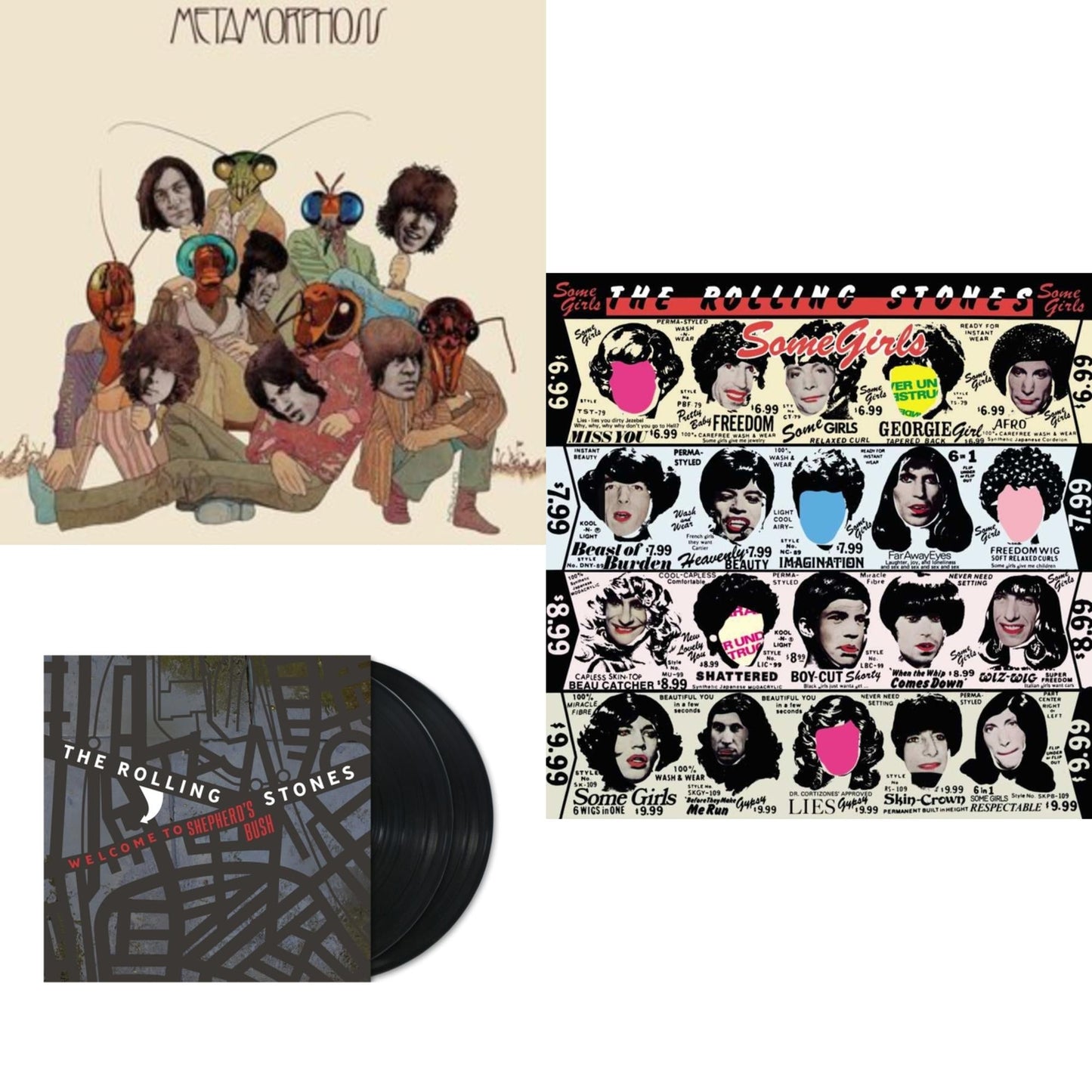 Metamorphosis & Welcome To Shepherd's Bush (180G/2LP) & Some Girls