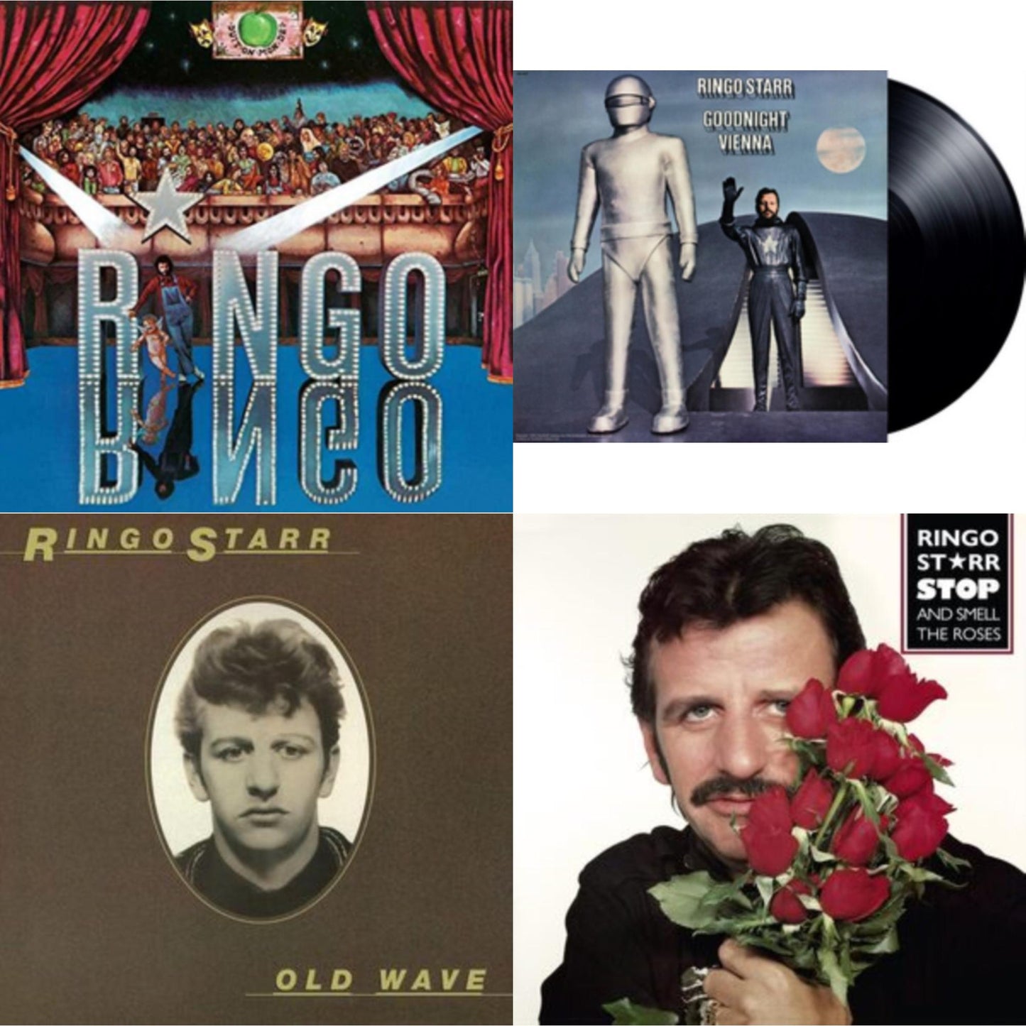 Ringo & Goodnight Vienna & Old Wave: Yellow Submarine Edition (Yellow LP Vinyl) & Stop & Smell The Roses: Yellow Submarine Edition (Yellow LP Vinyl)