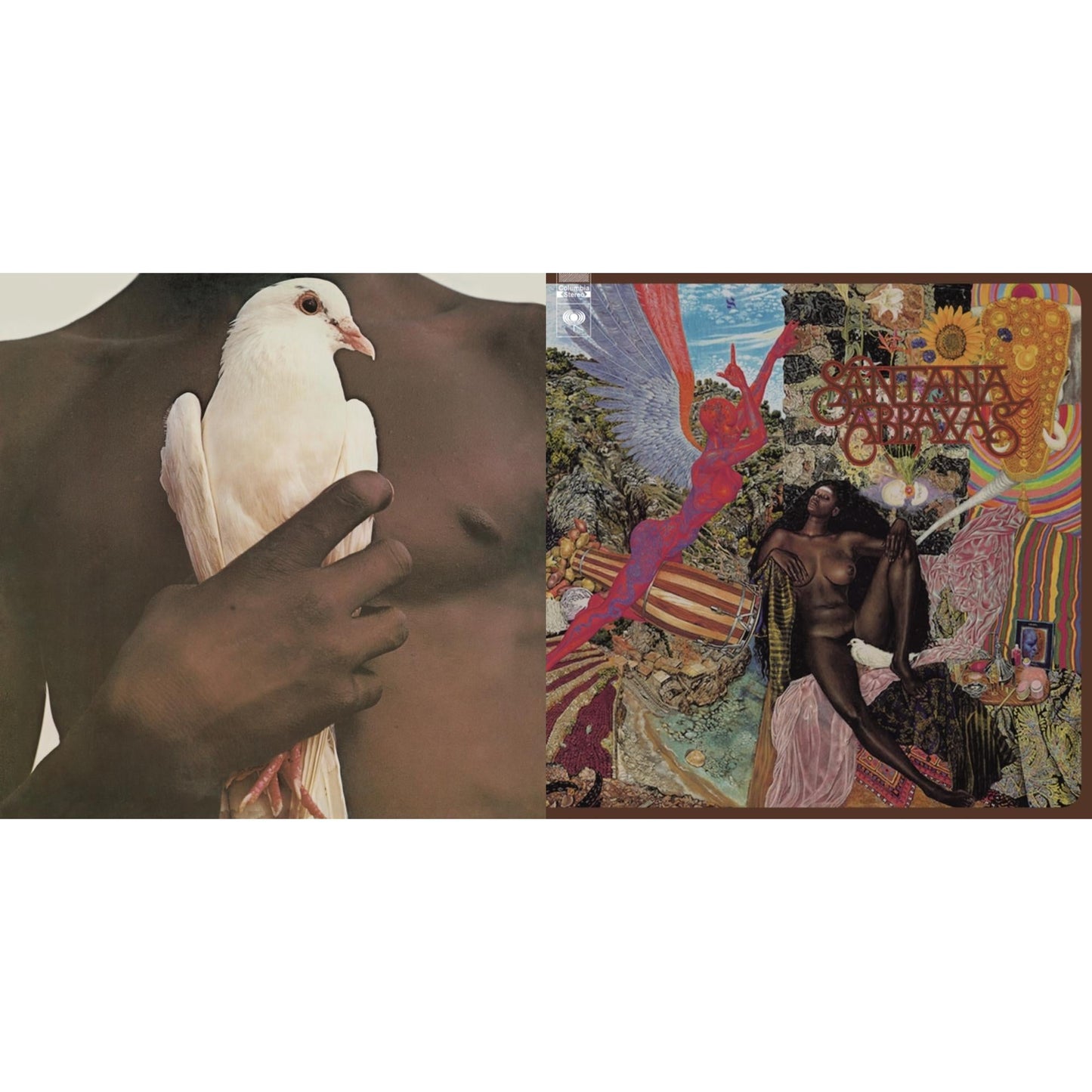 Santana - Abraxas & Greatest Hits (1974) (150G/Dl Card) - LP Vinyl Bundle