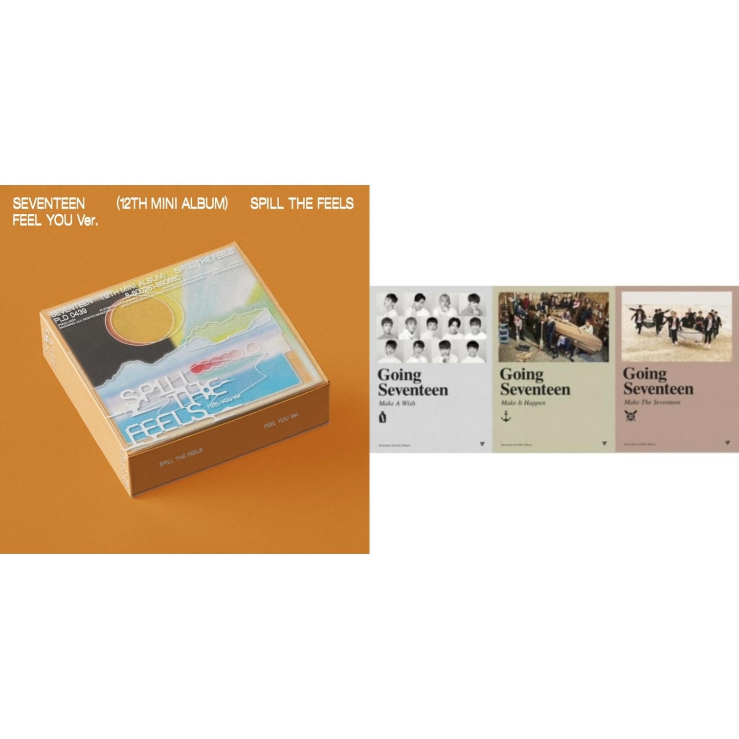 Spill The Feels - Seventeen 12Th Mini Album (Feel You Ver.) & Going Seventeen (Reissue)