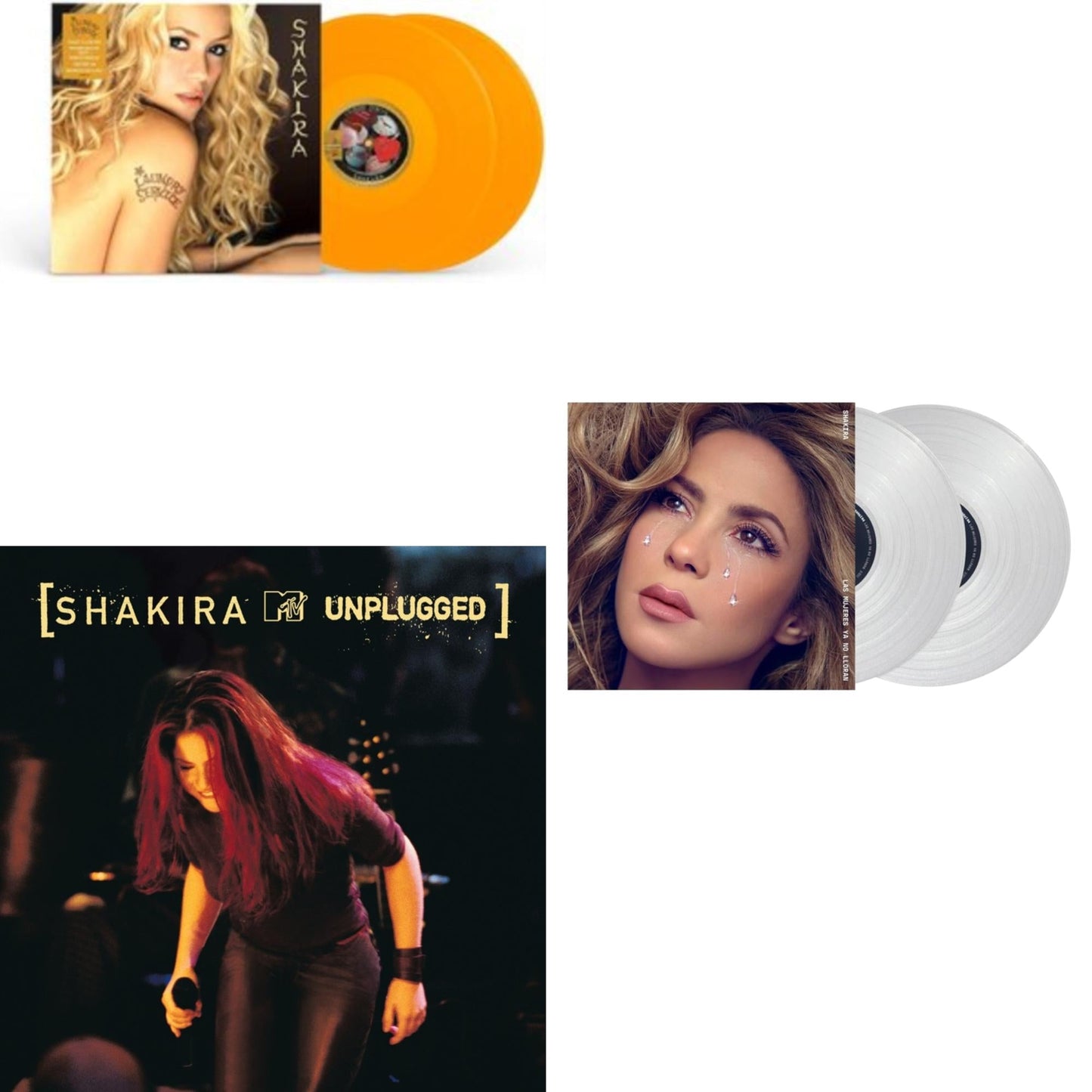 Laundry Service (2LP/Yellow Vinyl) & Mtv Unplugged (2LP) & Las Mujeres Ya No Lloran (2LP/Diamond Clear Vinyl)