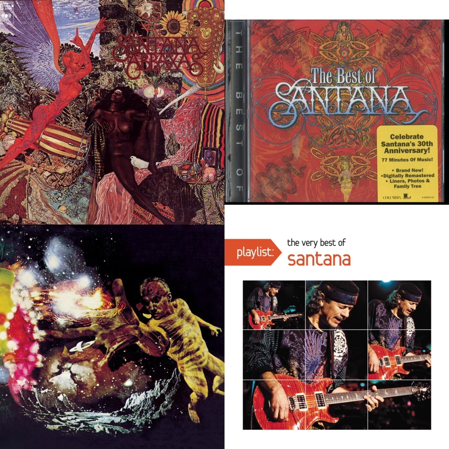 Abraxas & Best Of Santana & Santana Iii & Playlist: Very Best Of Santana