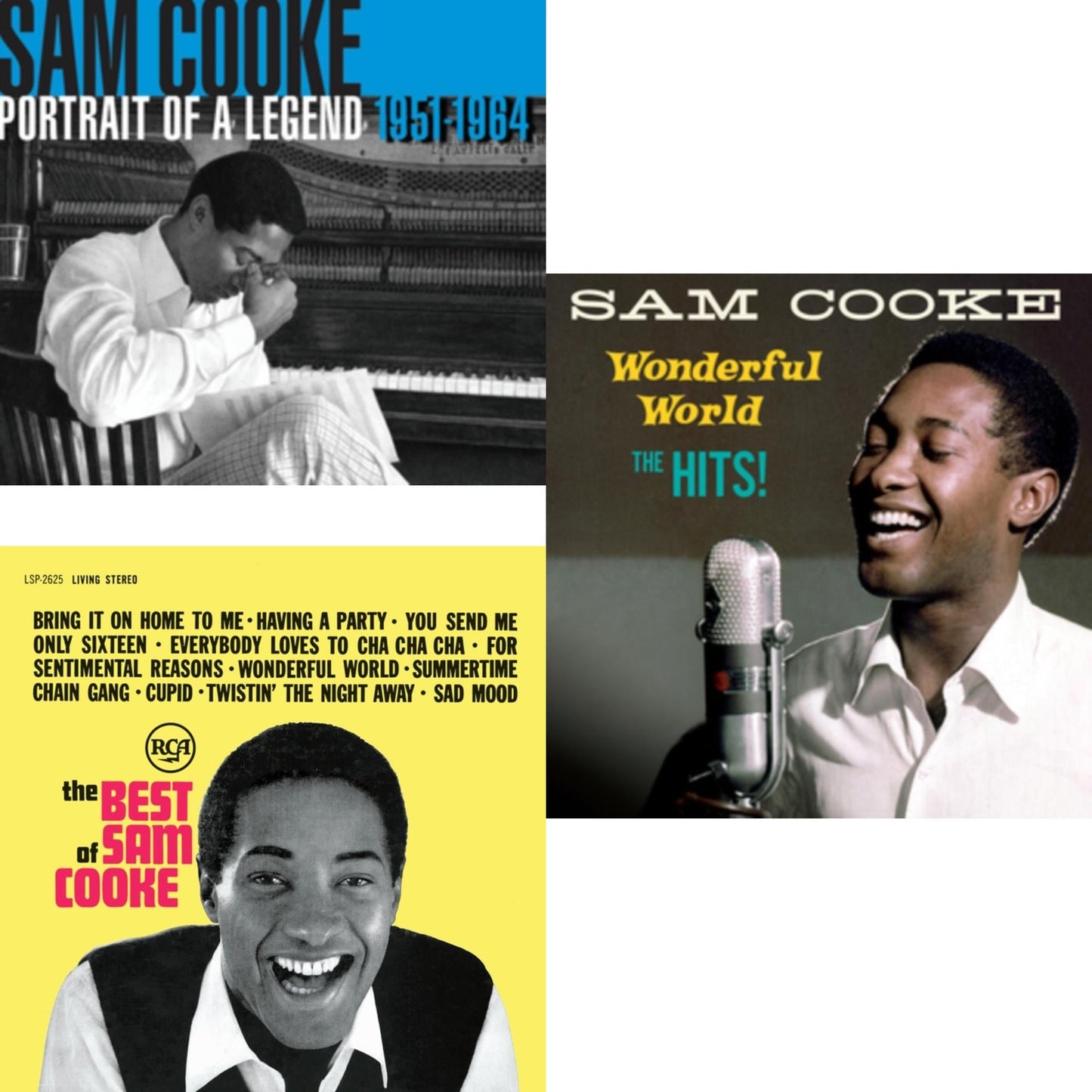 Portrait Of A Legend: 1951 - 1964 & Best Of (140G/ Dl Insert) & Wonderful World - The Hits (Limited Edition/Crystal Clear LP Vinyl)