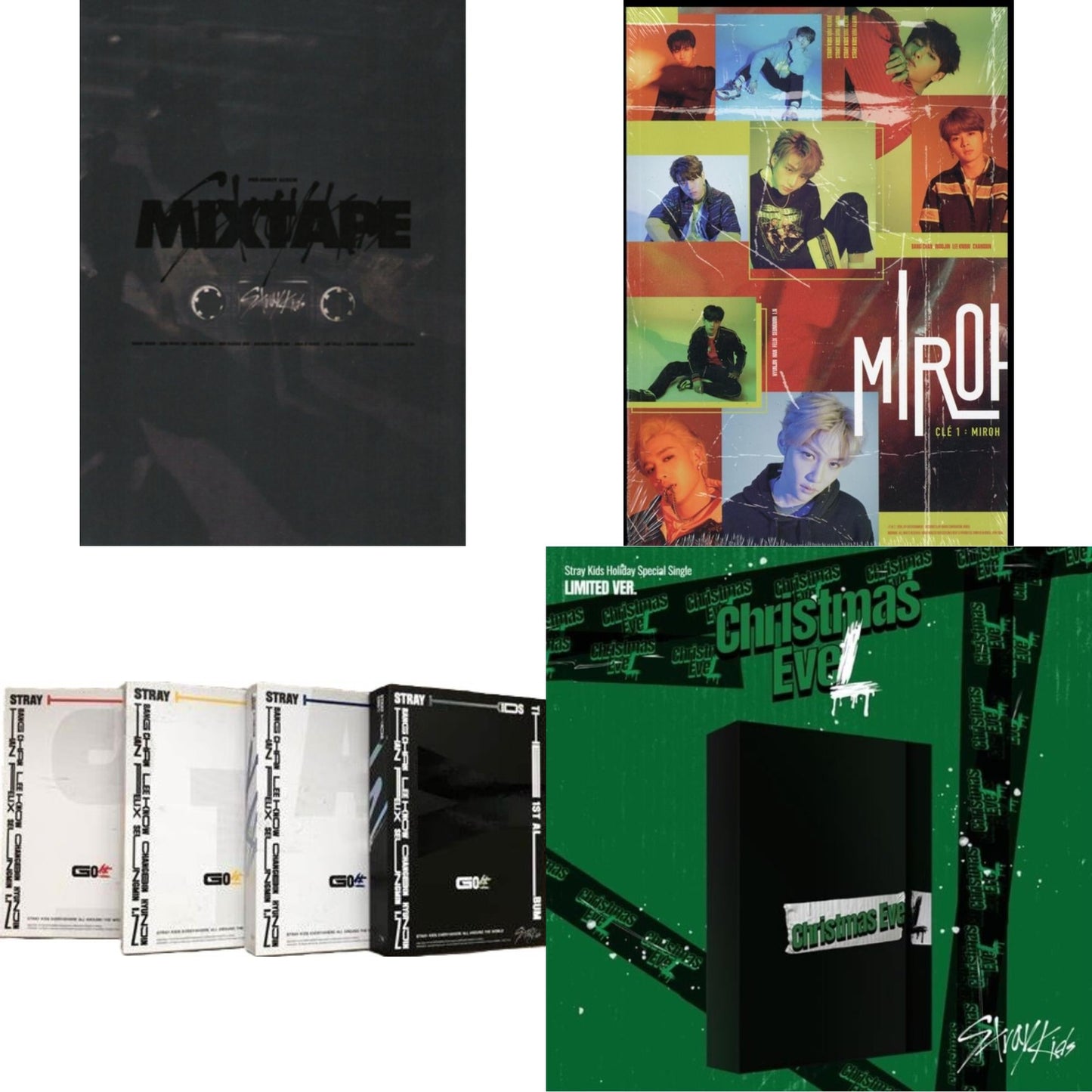 Mixtape & Cle 1: Miroh (Mini Album) & Go: Volume 1 (Normal Edition) & Holiday Special Single Christmas Evel (Normal Ver.)