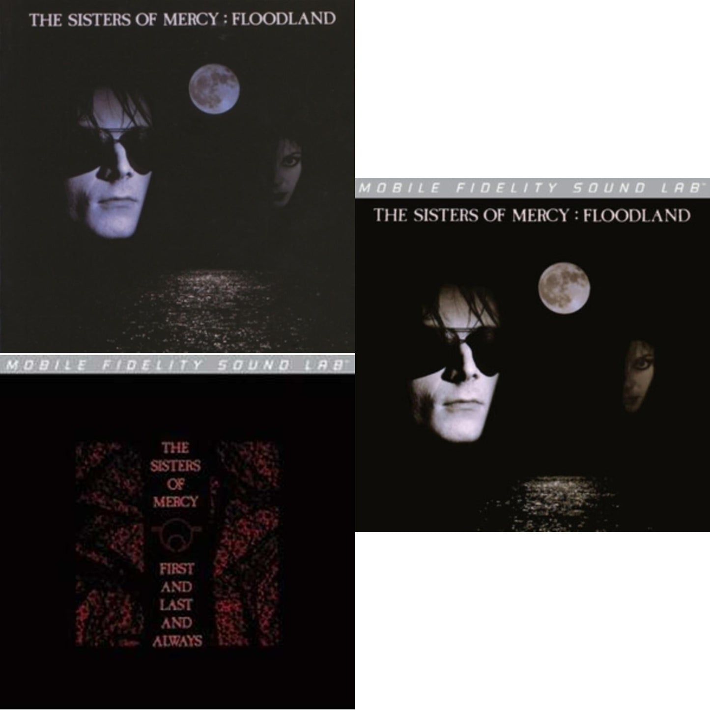 Floodland (X) (Black/Gray Marbled LP Vinyl) & First & Last & Always & Floodland