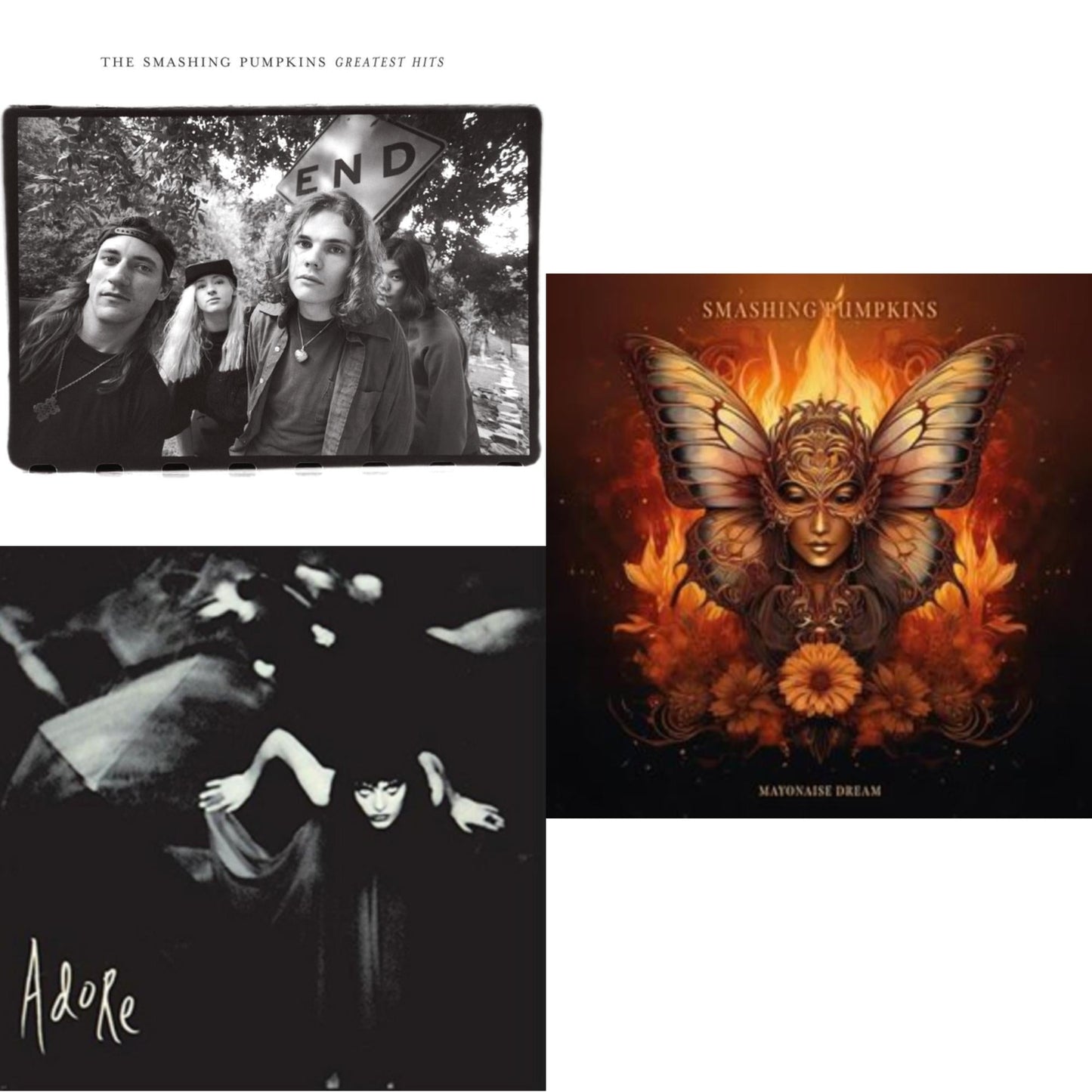 Rotten Apples: Greatest Hits (2LP) & Adore (2LP) & Mayonaise Dream (Clear LP Vinyl)