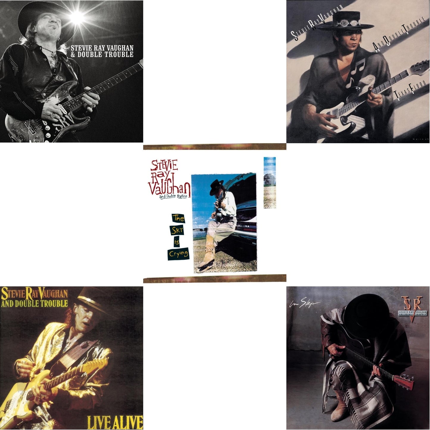 Real Deal: Greatest Hits Vol.1 & Live Alive & Sky Is Crying & Texas Flood & In Step
