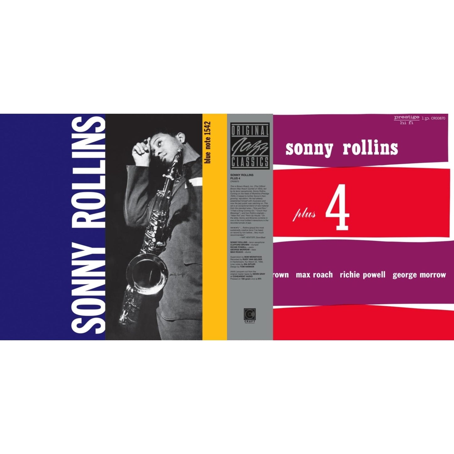Volume 1 (Blue Note Classic LP Vinyl Edition/180G) & Plus 4 (Original Jazz Classics Series) (180G)