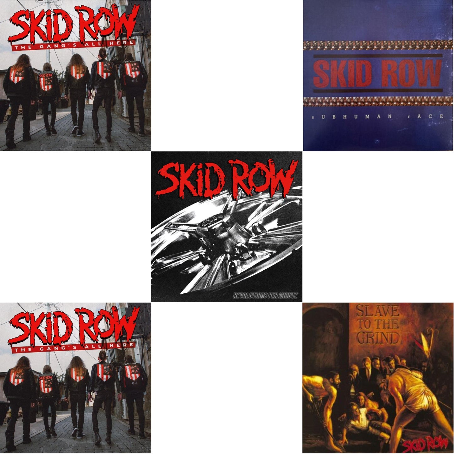 Gang's All Here & Gang's All Here (Limited/White LP Vinyl) & Revolutions Per Minute (180G) & Subhuman Race (2LP) & Slave To The Grind (2LP)
