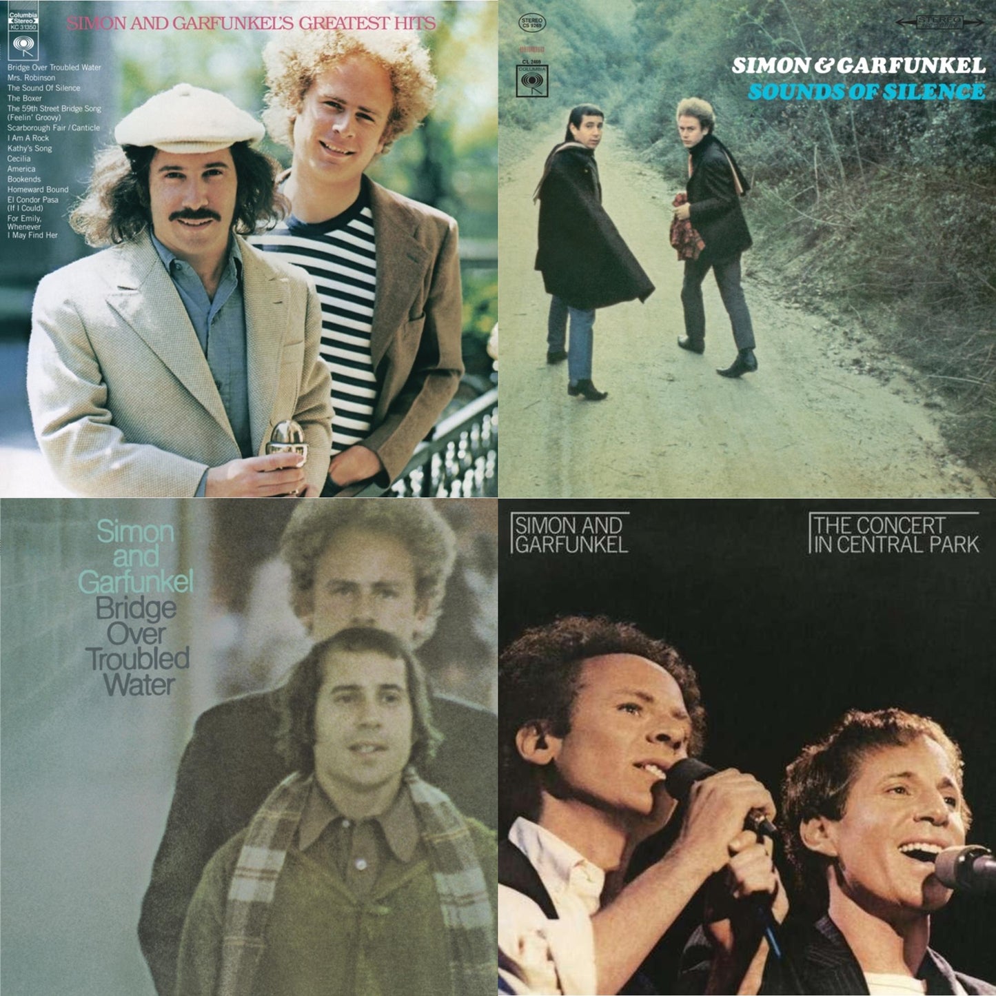 Greatest Hits (140G/Dl Code) & Sounds Of Silence (180G LP Vinyl/ Dl Insert) & Bridge Over Troubled Water (180G LP Vinyl/ Dl Insert) & Concert In Central Park (2LP/180G/Dl Card/Gatefold)