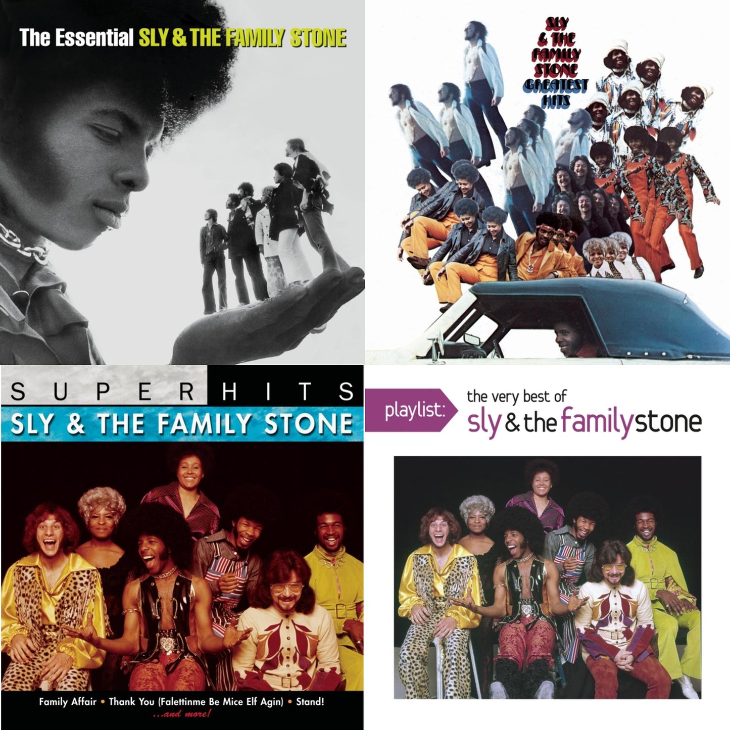 Essential Sly & Family Stone & Greatest Hits & Super Hits & Playlist: Very Best Of Sly & Family Stone