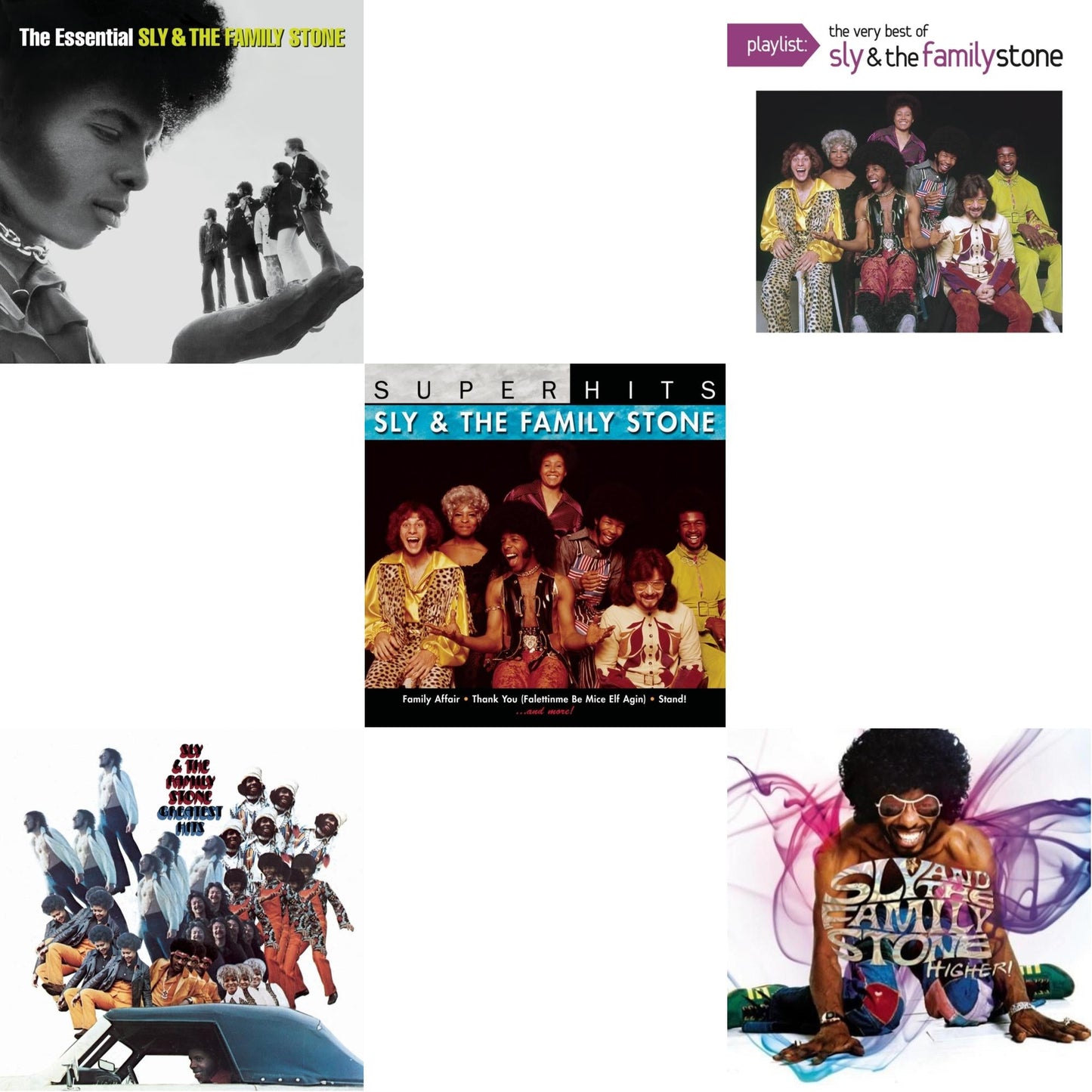 Essential Sly & Family Stone & Greatest Hits & Super Hits & Playlist: Very Best Of Sly & Family Stone & Higher (Highlights)