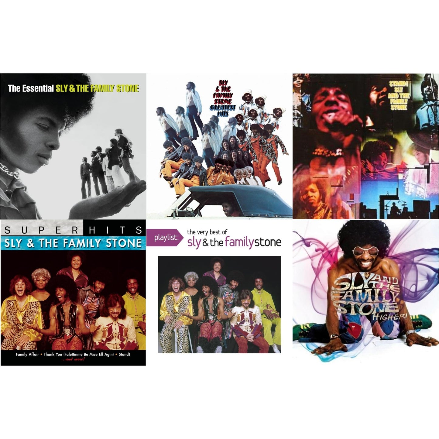 Essential Sly & Family Stone & Greatest Hits & Stand & Super Hits & Playlist: Very Best Of Sly & Family Stone & Higher (Highlights)