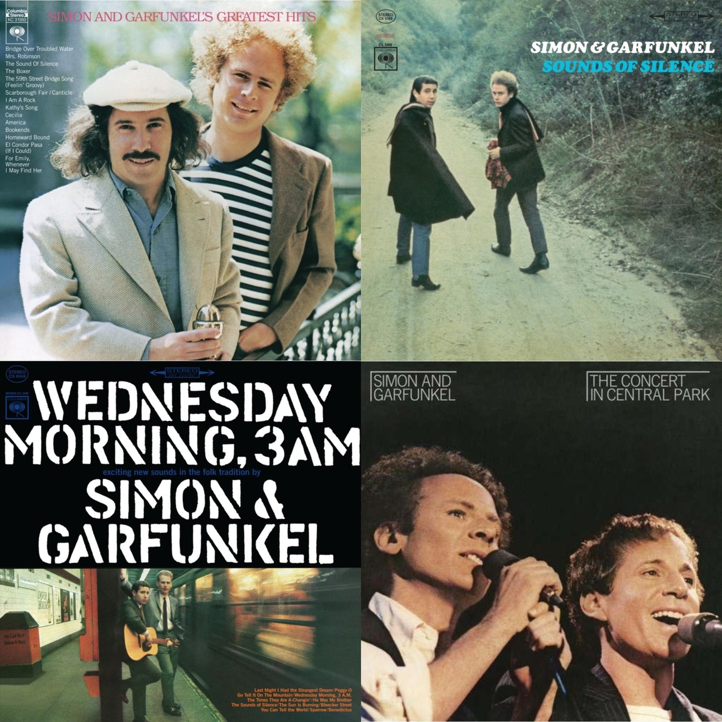 Greatest Hits (140G/Dl Code) & Sounds Of Silence (180G LP Vinyl/ Dl Insert) & Wednesday Morning, 3 A.M. (180G LP Vinyl/ Dl Insert) & Concert In Central Park (2LP/180G/Dl Card/Gatefold)