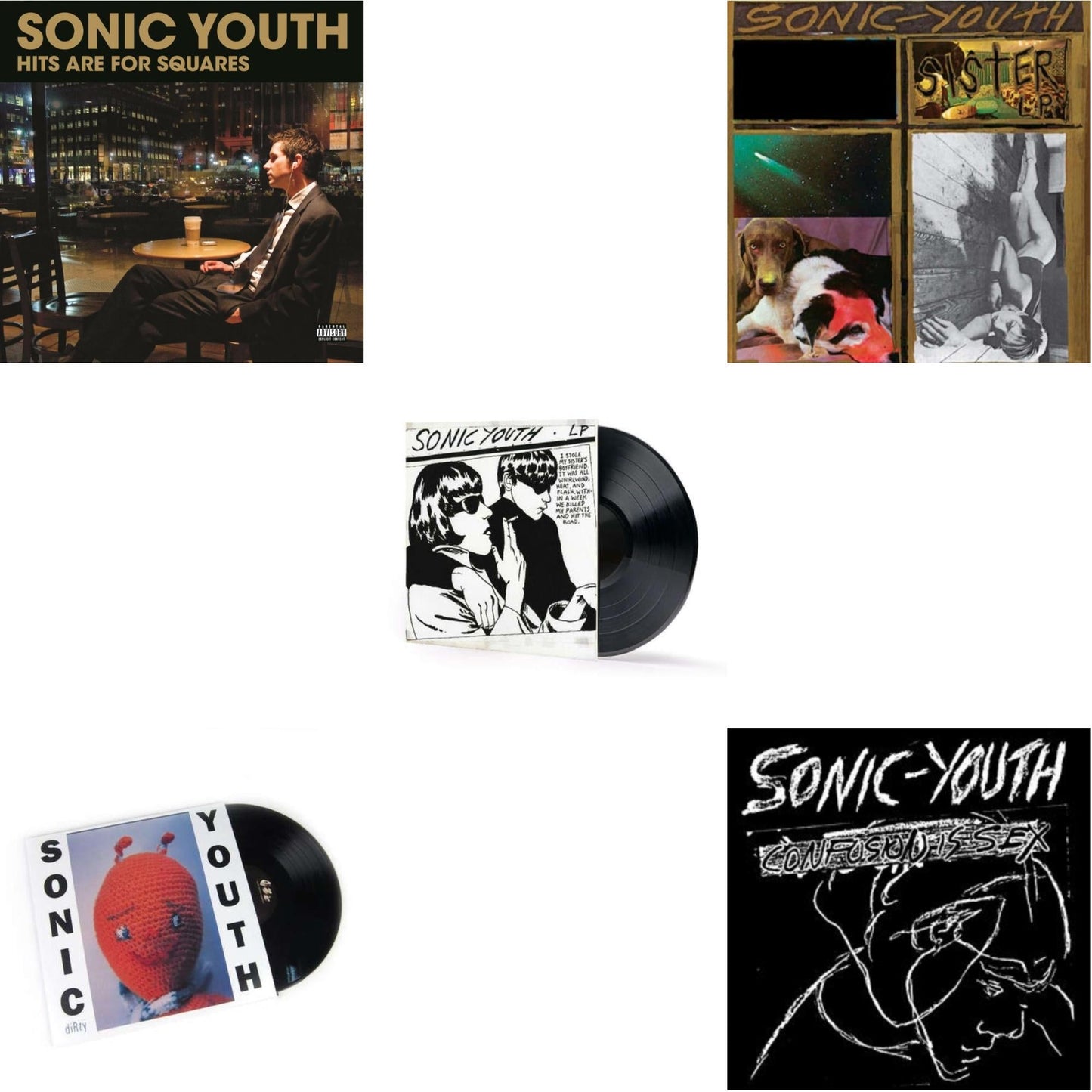 Hits Are For Squares (2LP) & Dirty & Goo & Sister & Confusion Is Sex