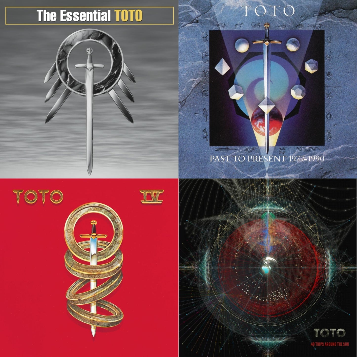 Essential Toto & Toto Past To Present 1977 - 1990 & Toto Iv & 40 Trips Around The Sun: Greatest Hits