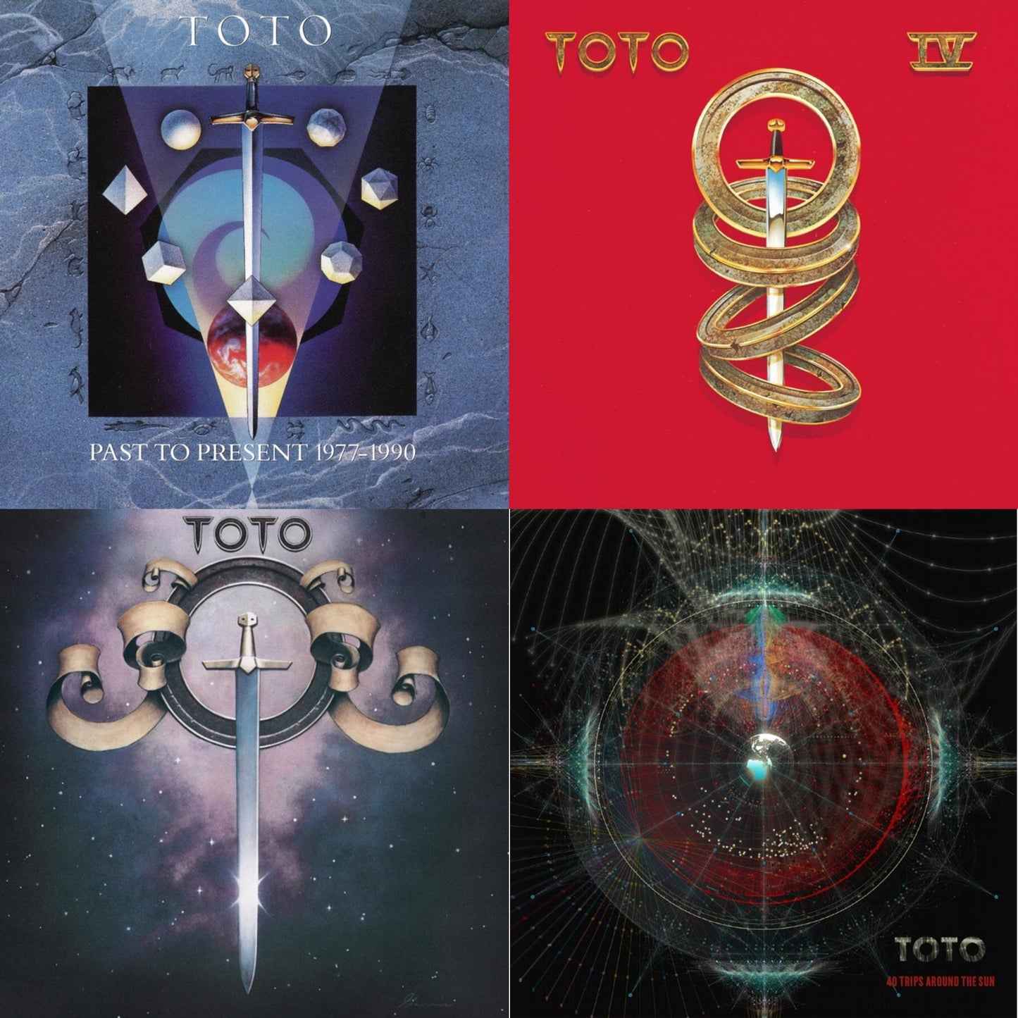Toto Past To Present 1977 - 1990 & Toto Iv & Toto & 40 Trips Around The Sun: Greatest Hits