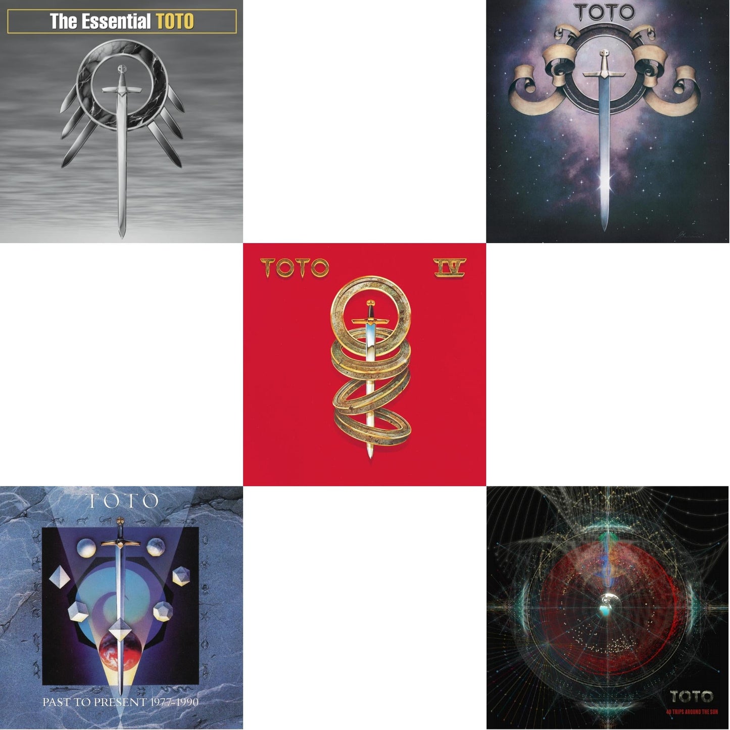 Essential Toto & Toto Past To Present 1977 - 1990 & Toto Iv & Toto & 40 Trips Around The Sun: Greatest Hits