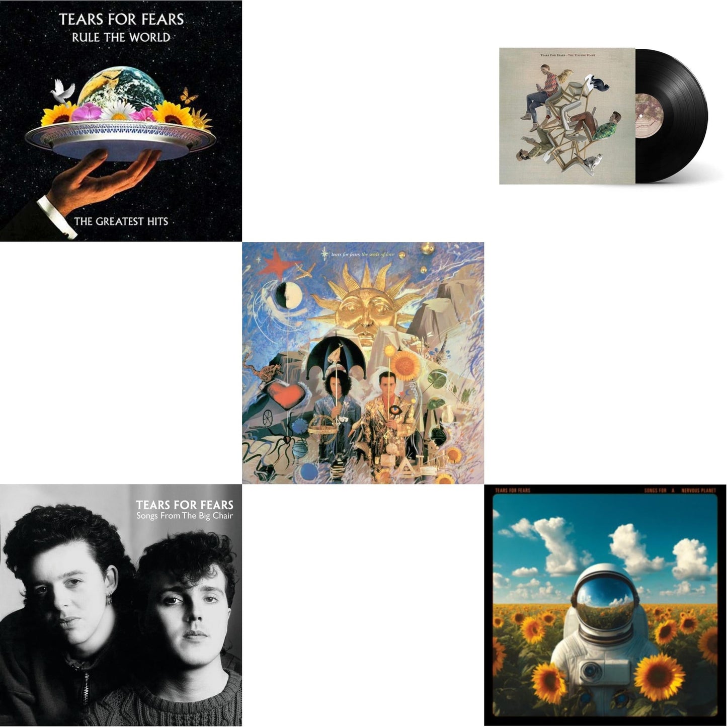 Rule The World (2LP) & Songs From The Big Chair & Seeds Of Love & Tipping Point & Songs For A Nervous Planet (2LP)
